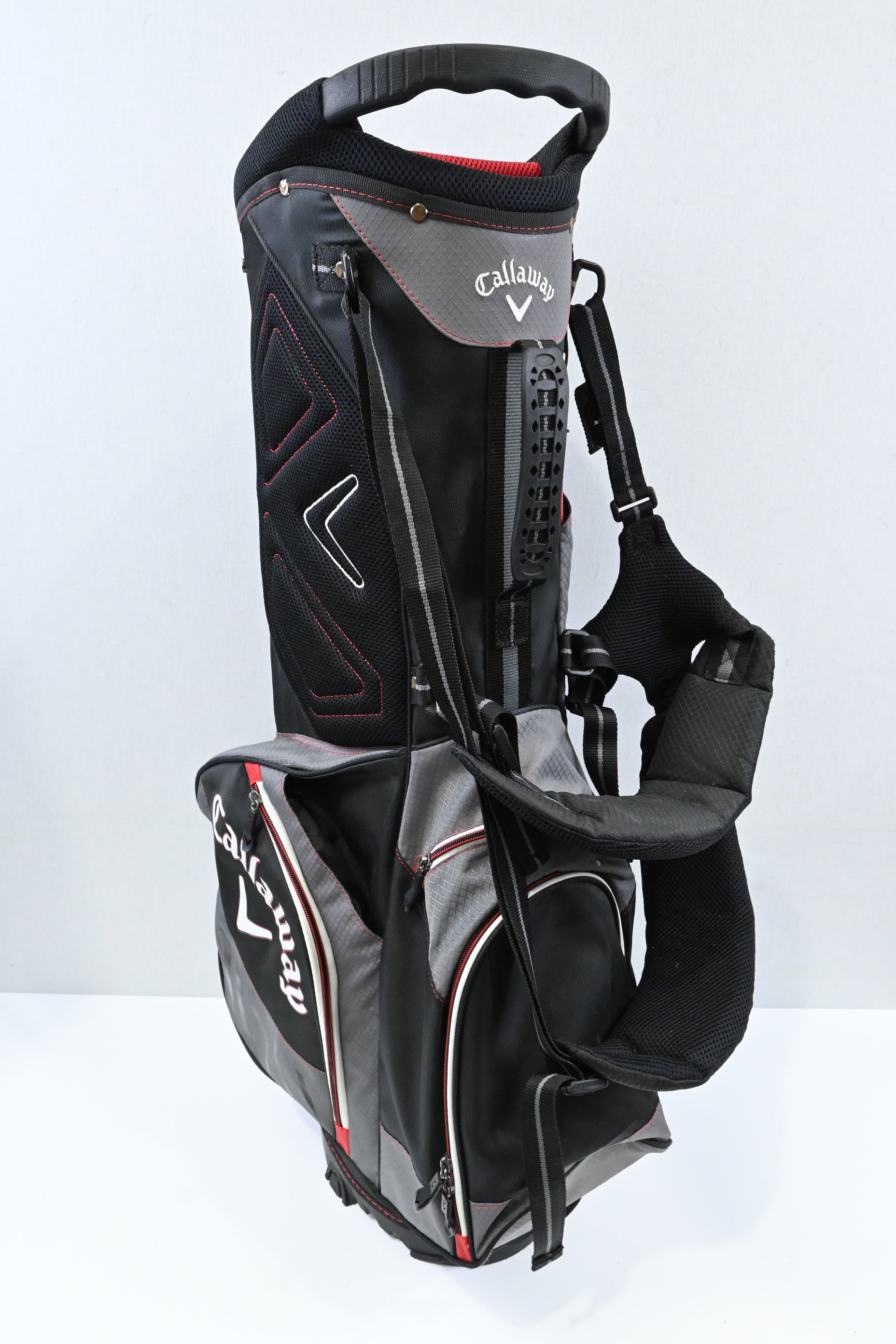 Callaway Stand Bag / 5-Way Divider / Black, Grey, Red