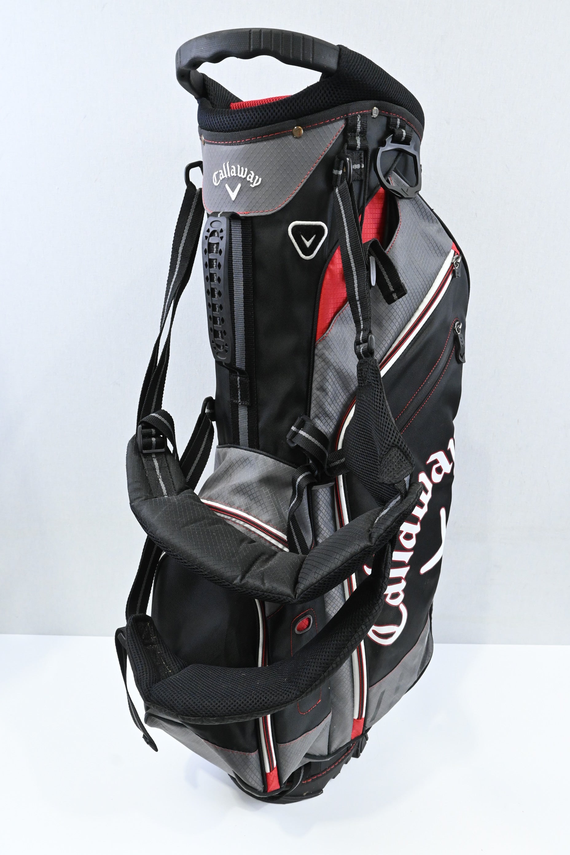 Callaway Stand Bag / 5-Way Divider / Black, Grey, Red