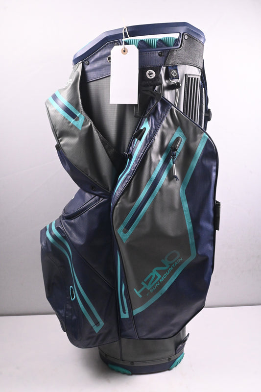 Sun Mountain H2NO Cart Bag / 14-Way Divider / Blue, Grey