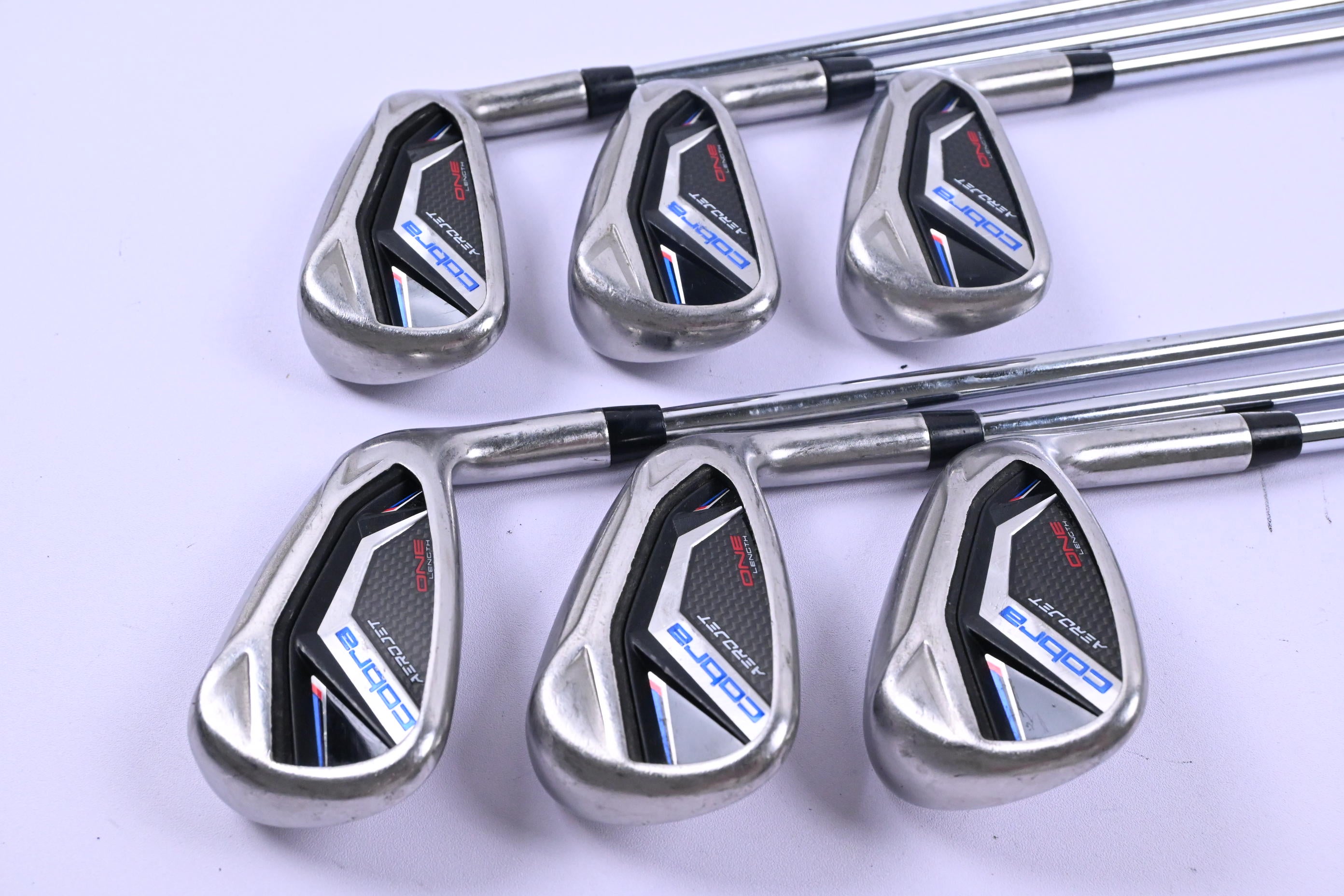 Cobra Aerojet One Length Irons / 5-PW / Regular Flex KBS Tour Lite One Length
