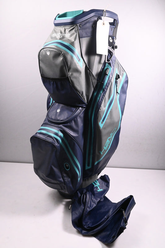 Sun Mountain H2NO Cart Bag / 14-Way Divider / Blue, Grey