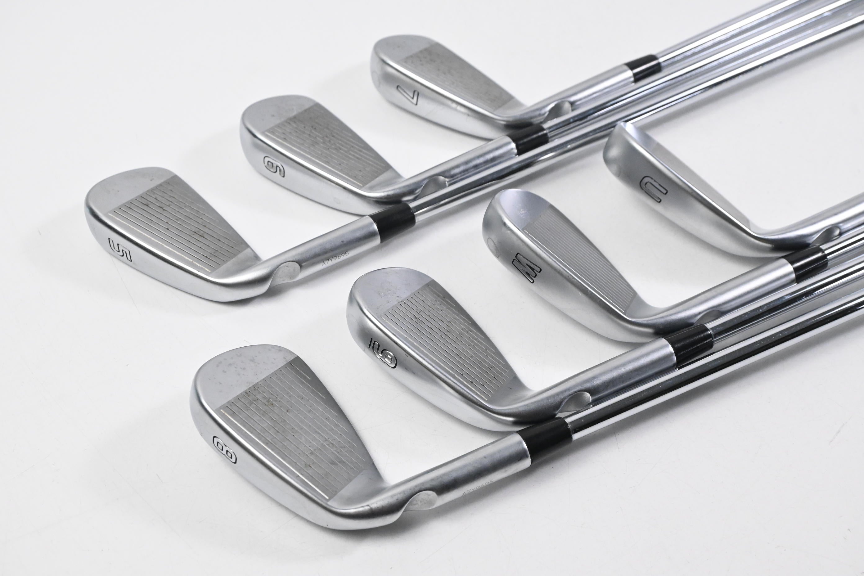 Ping i500 Irons / 5-PW+GW / Blue Dot / Stiff Flex Ping AWT 2.0 Shafts