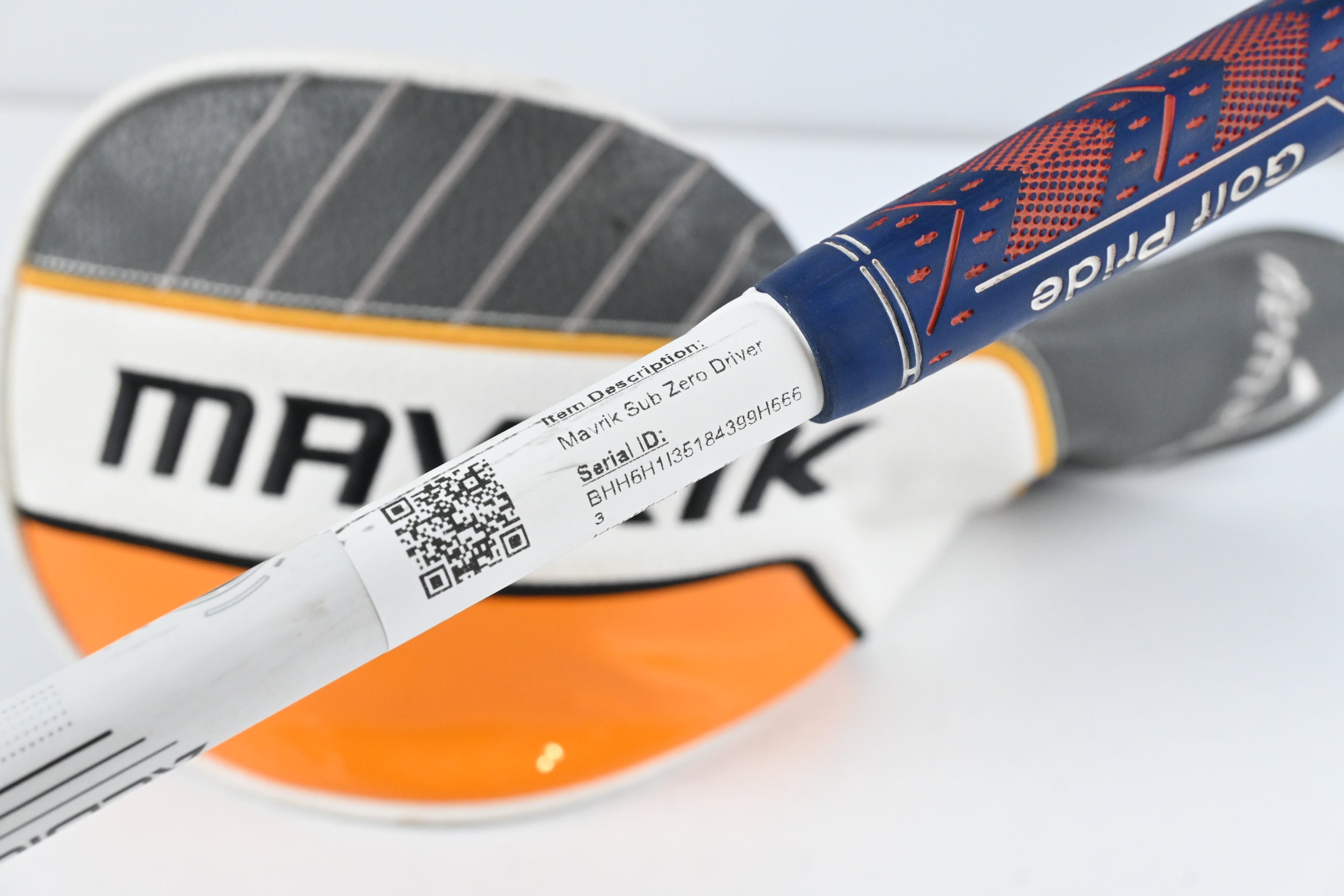 Callaway Mavrik Sub Zero Driver / 9 Degree / Stiff Flex Aldila Rogue 130 MSI 60