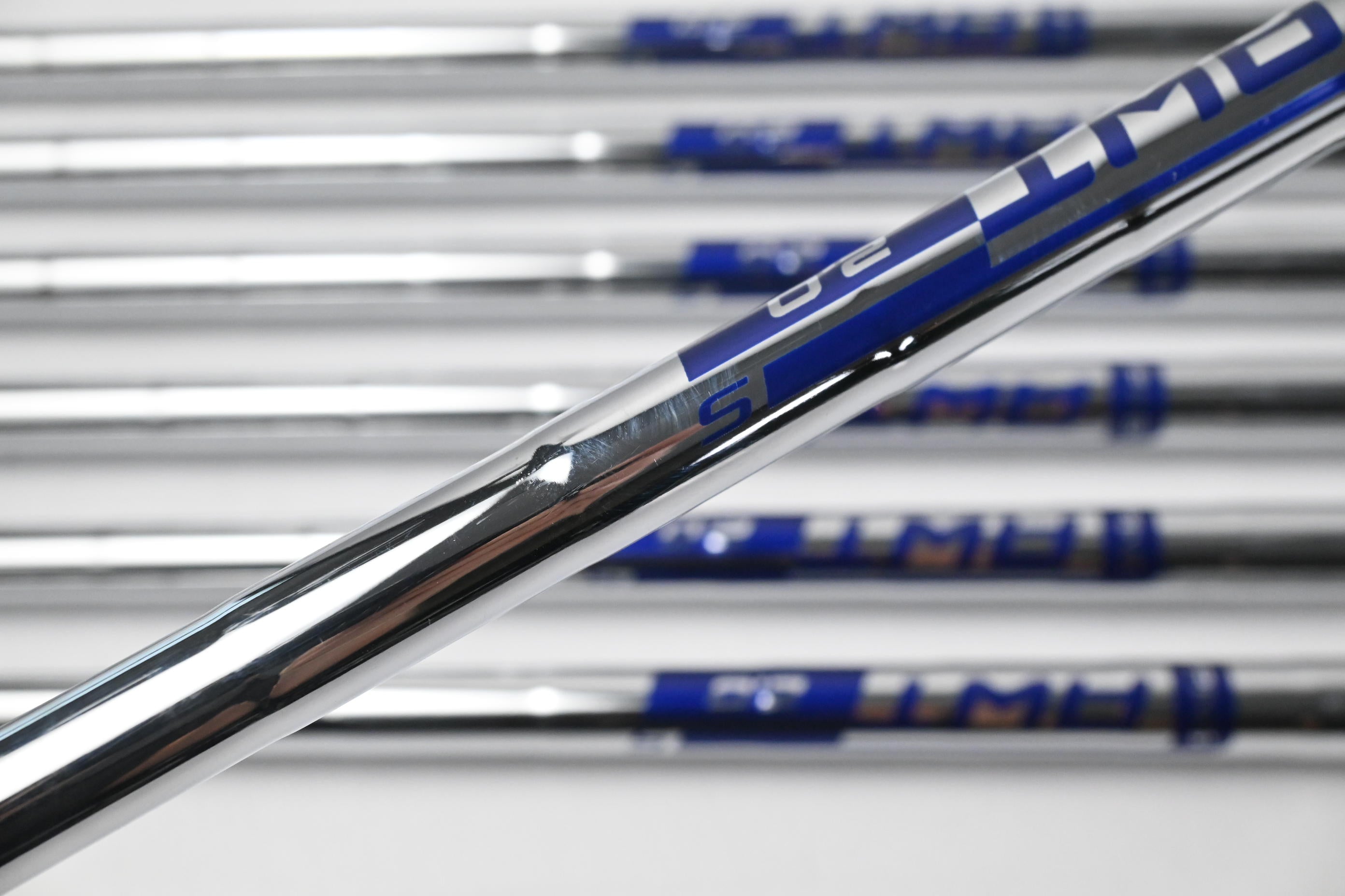 Ping i500 Irons / 5-PW+GW / Blue Dot / Stiff Flex Ping AWT 2.0 Shafts