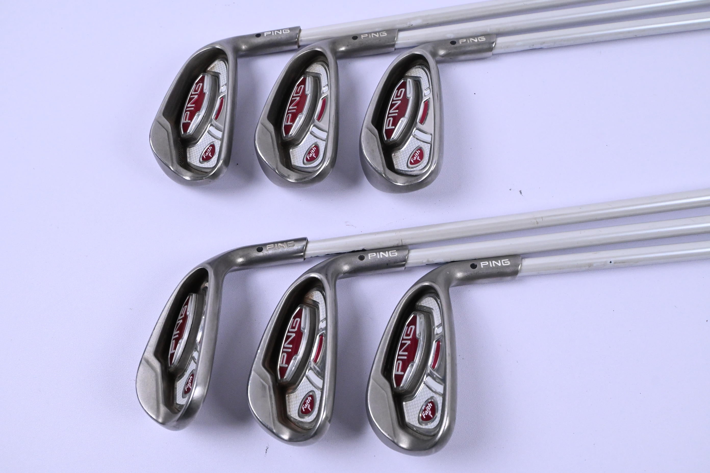 Ladies Ping Faith Hybrid Combo Irons / 7-PW+GW+SW / Black Dot / Ladies Flex