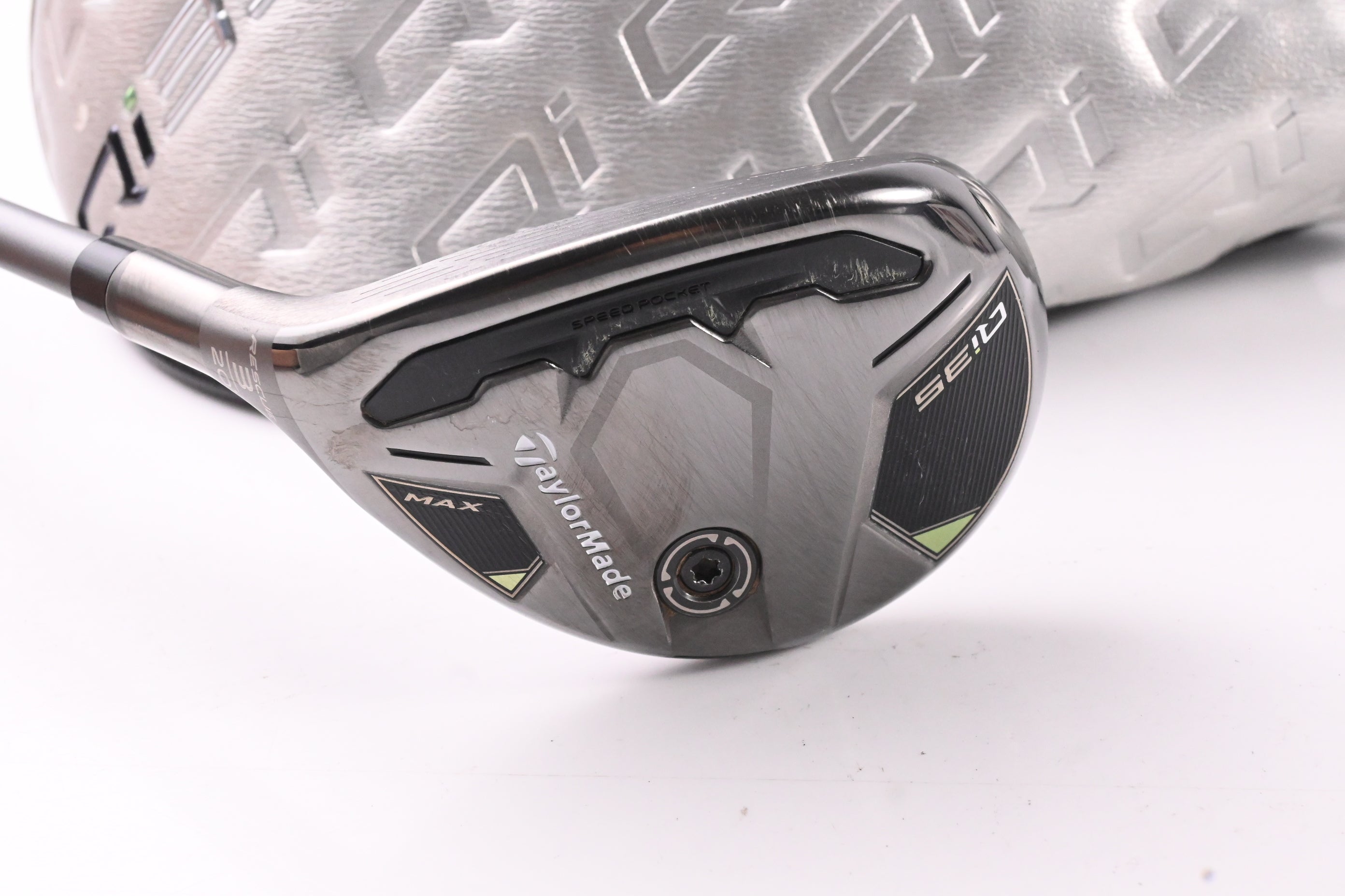 Left Hand Taylormade Qi35 Max #3 Hybrid / 20 Degree / Stiff Flex Air Speeder 60