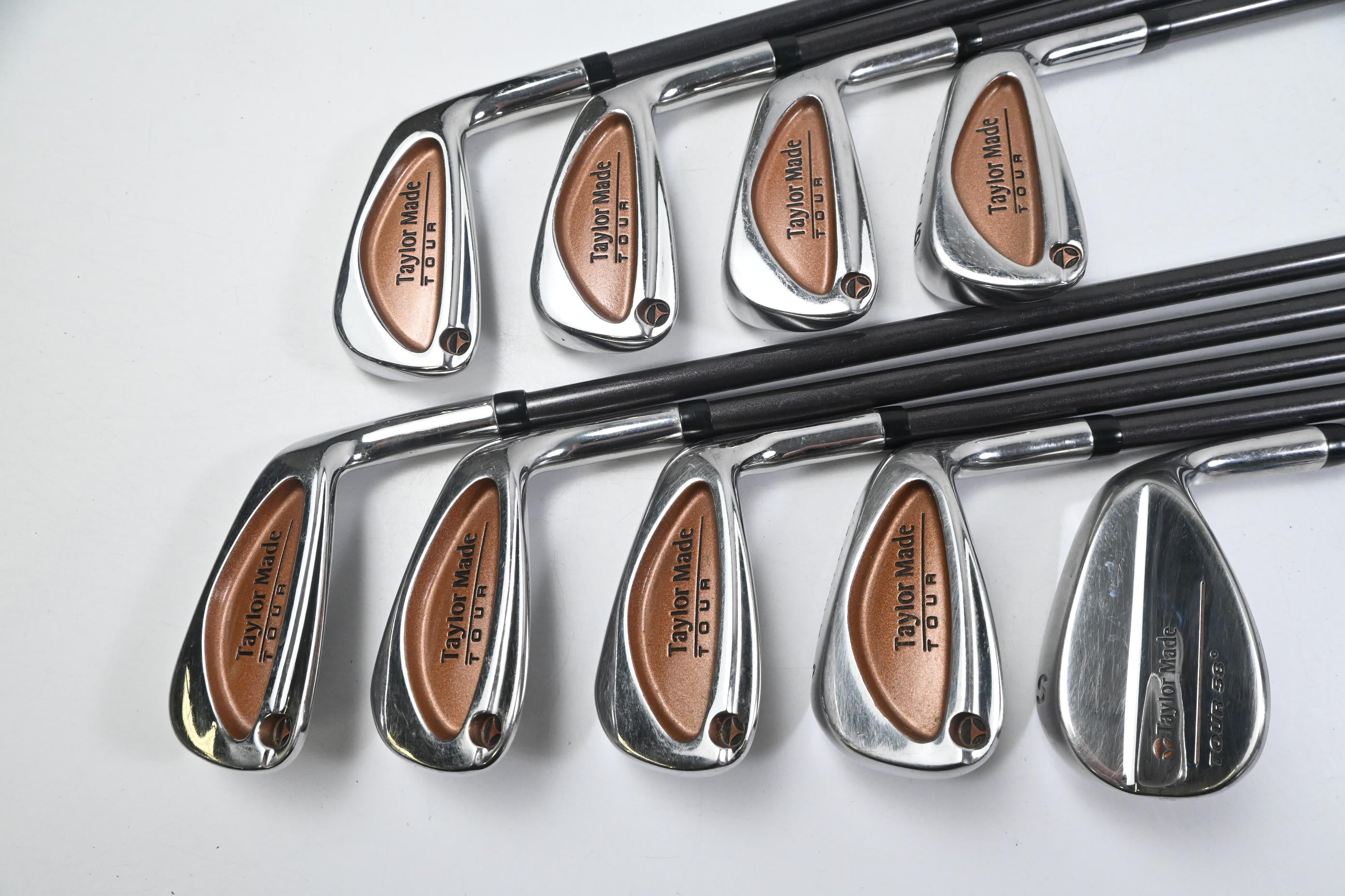 Taylormade Burner Tour Irons / 3-PW+SW / Stiff Flex Taylormade Bubble Shaft 90