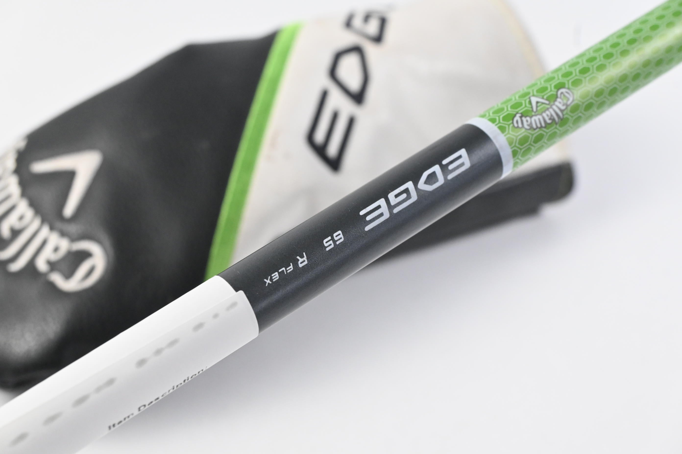 Callaway Edge Green #3 Wood / 15 Degree / Regular Flex Callaway Edge 65 Shaft