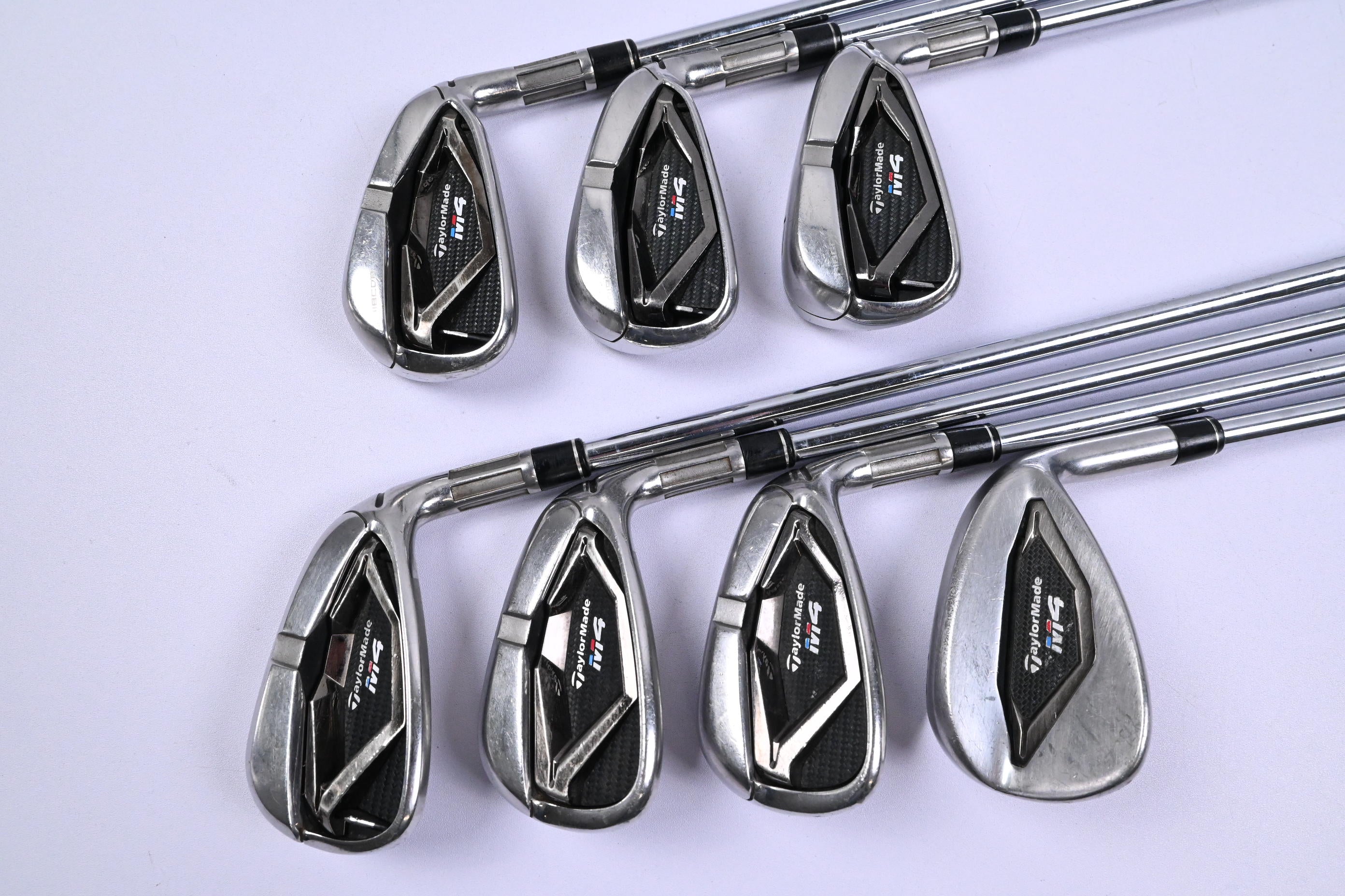 Taylormade M4 Irons / 5-PW+SW / Regular Flex KBS Max 85 Shafts