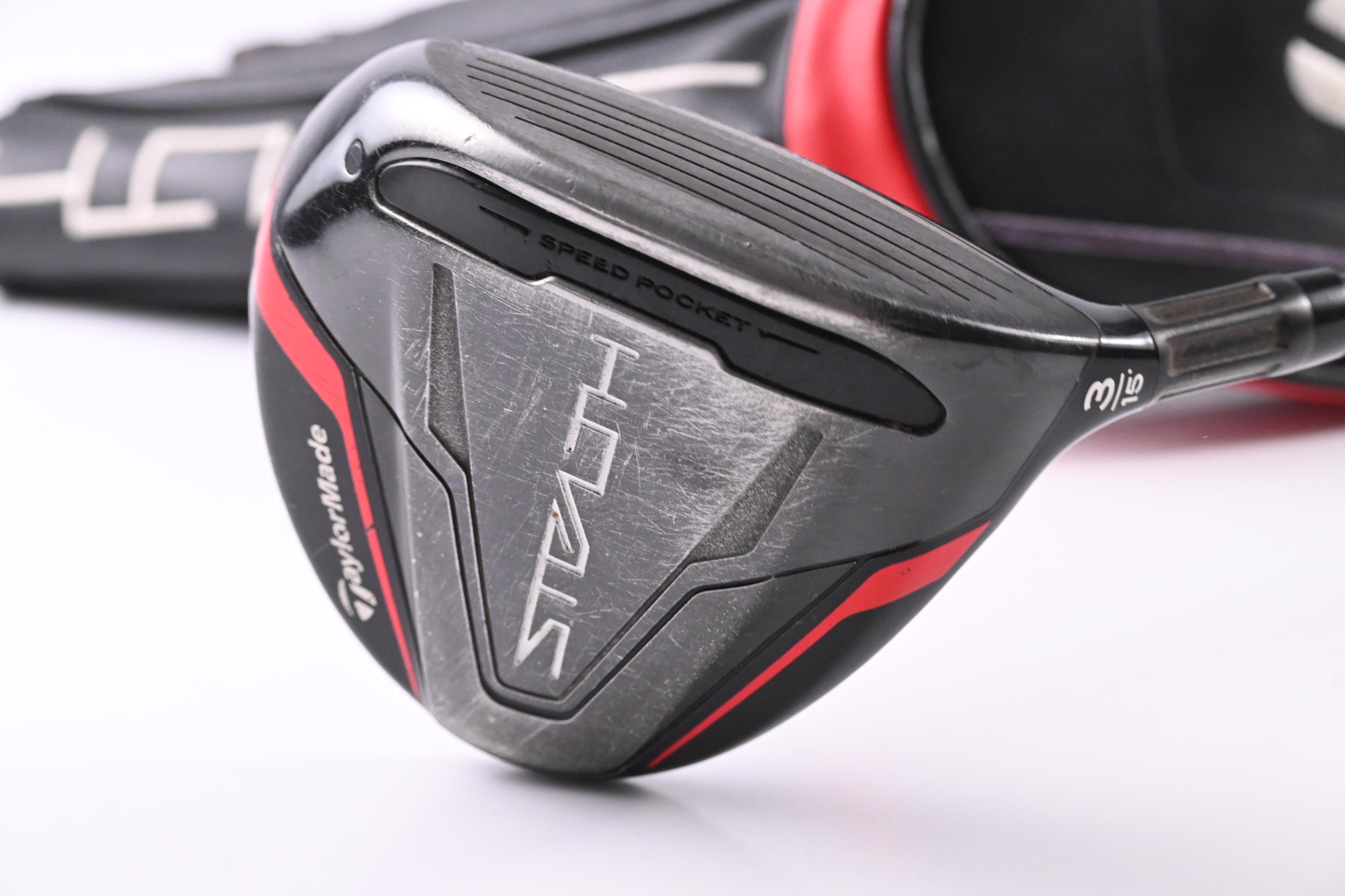 Taylormade Stealth #3 Wood / 15 Degree / Stiff Flex Fujikura Ventus Red 6 Shaft