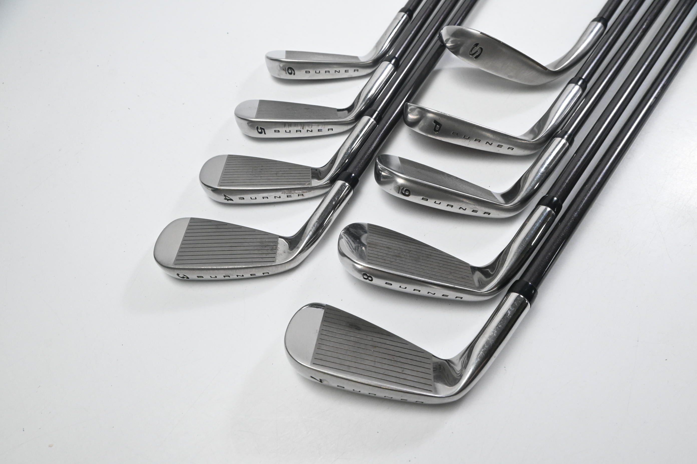 Taylormade Burner Tour Irons / 3-PW+SW / Stiff Flex Taylormade Bubble Shaft 90