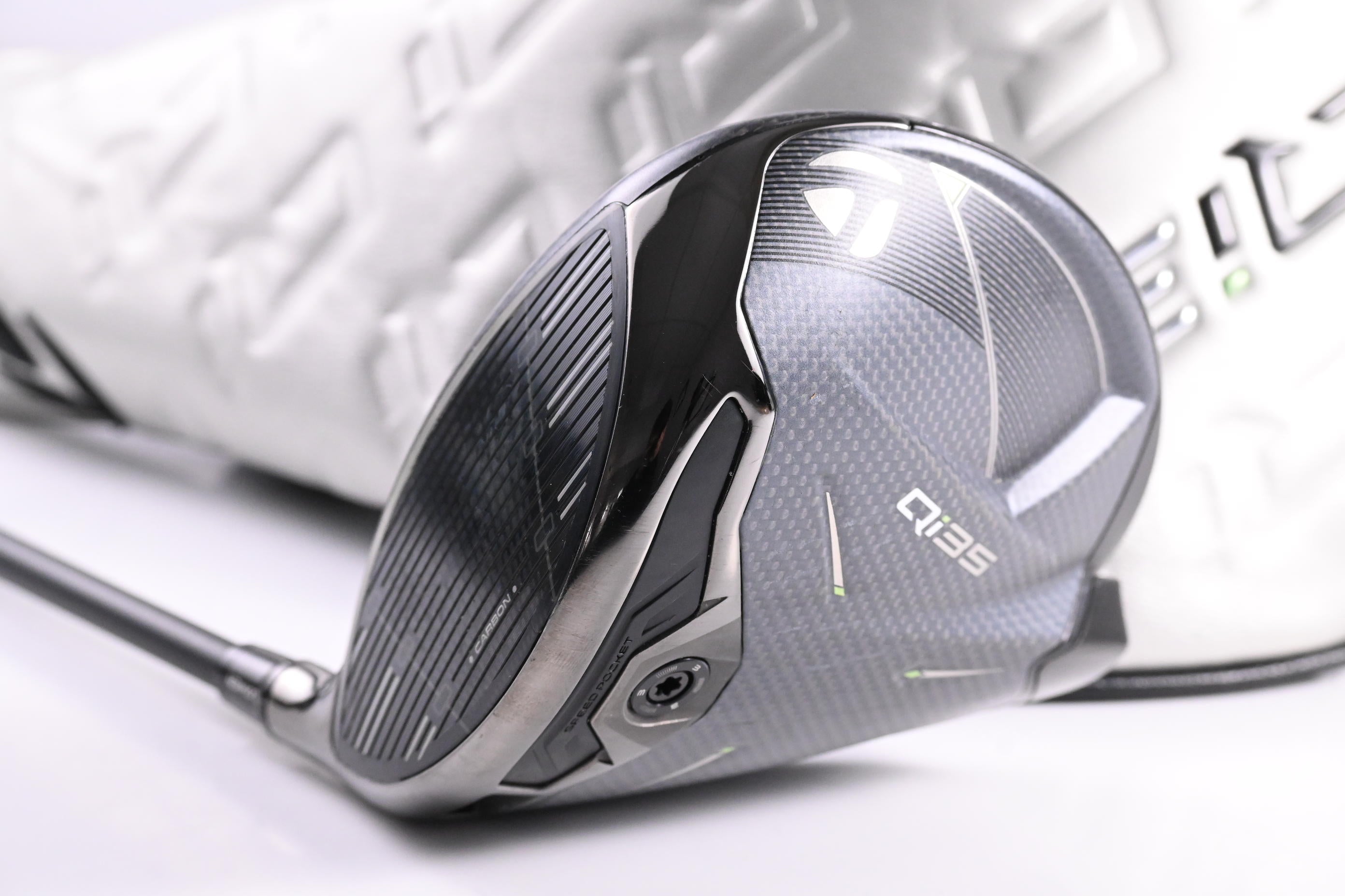 Left Hand Taylormade Qi35 Driver / 10.5 Degree / Regular Flex Ventus Blue 5