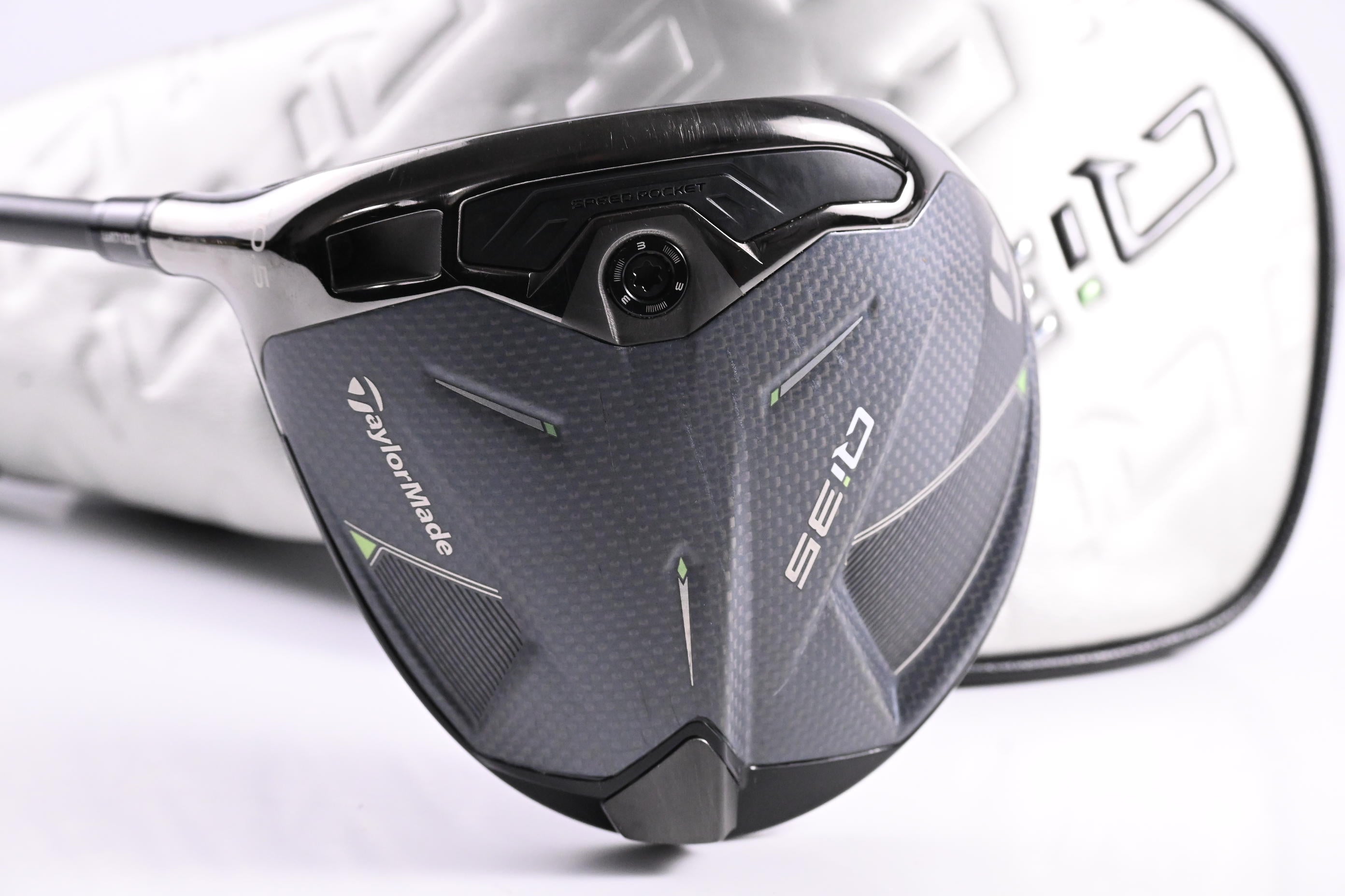 Left Hand Taylormade Qi35 Driver / 10.5 Degree / Regular Flex Ventus Blue 5