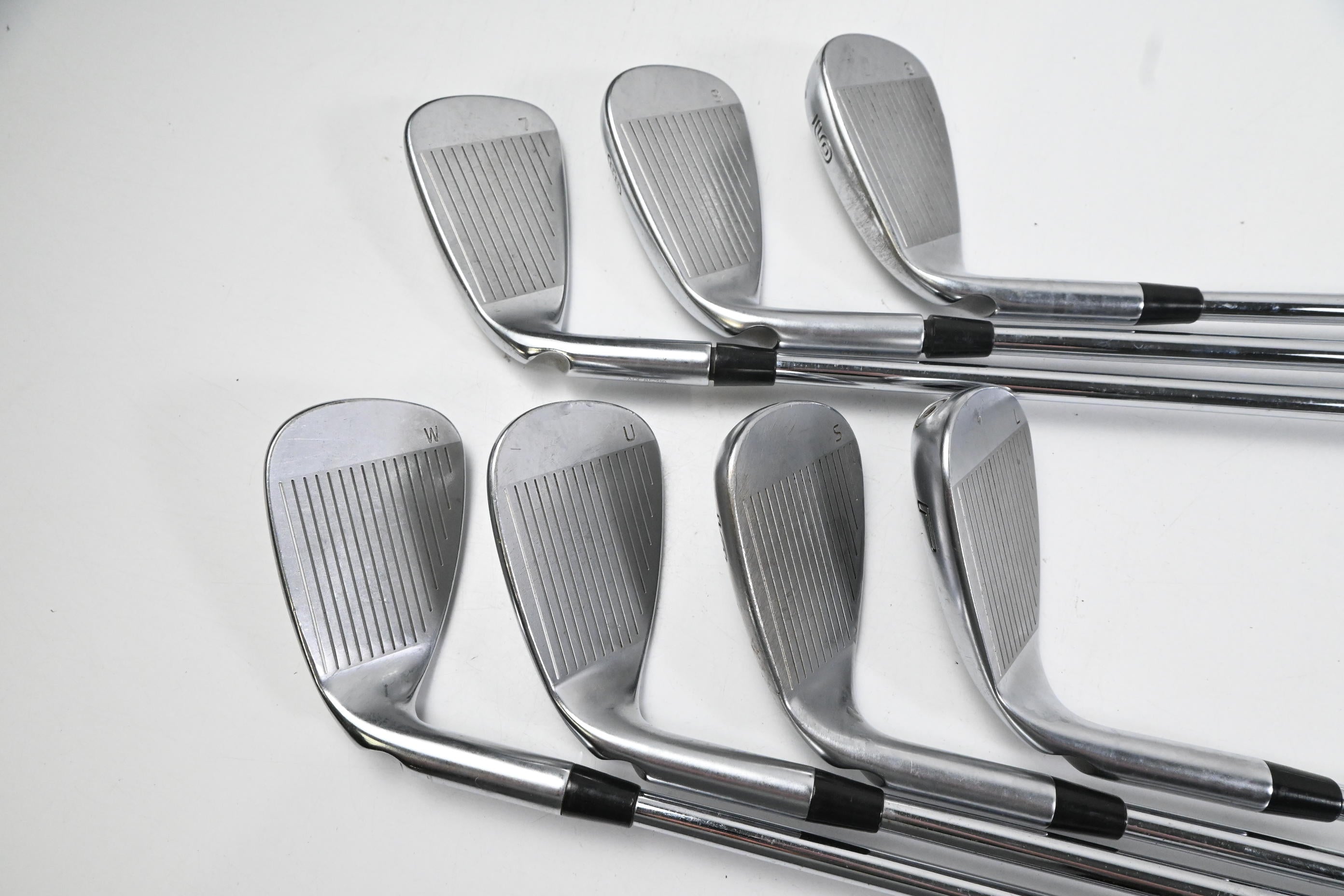 Ping G410 Irons / 7-PW+GW+SW / Black Dot / Regular+ Flex Project X LZ 115 Shafts