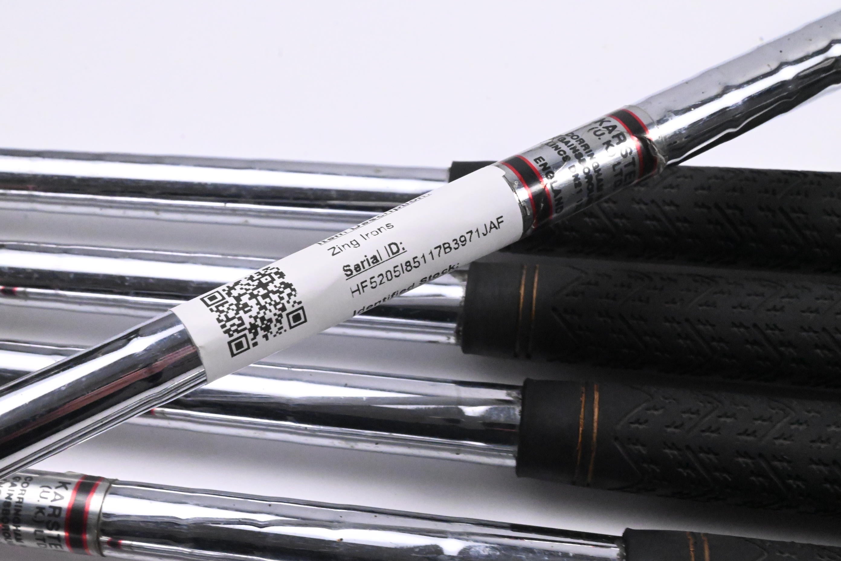 Ping Zing Irons / 3-9i / Black Dot / Stiff Flex Ping JZ Shafts