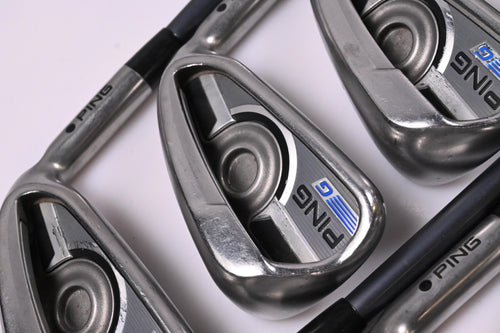 Ping G Series Irons / 5-PW+GW+SW / Black Dot / Regular Flex Ping CFS 70 Shafts