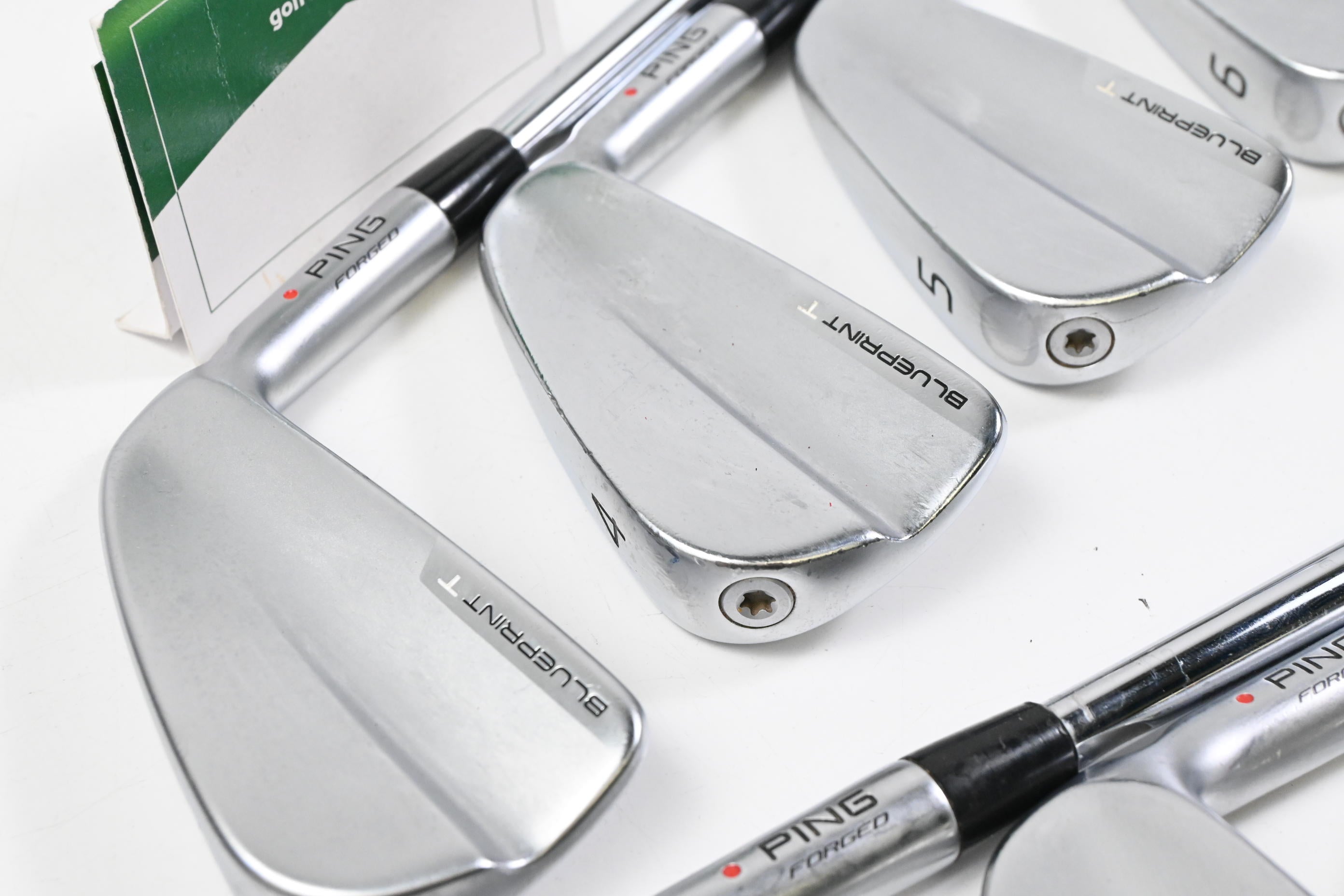 Ping Blueprint T Irons / 3-PW / Red Dot / X-Flex Dynamic Gold 120 Shafts