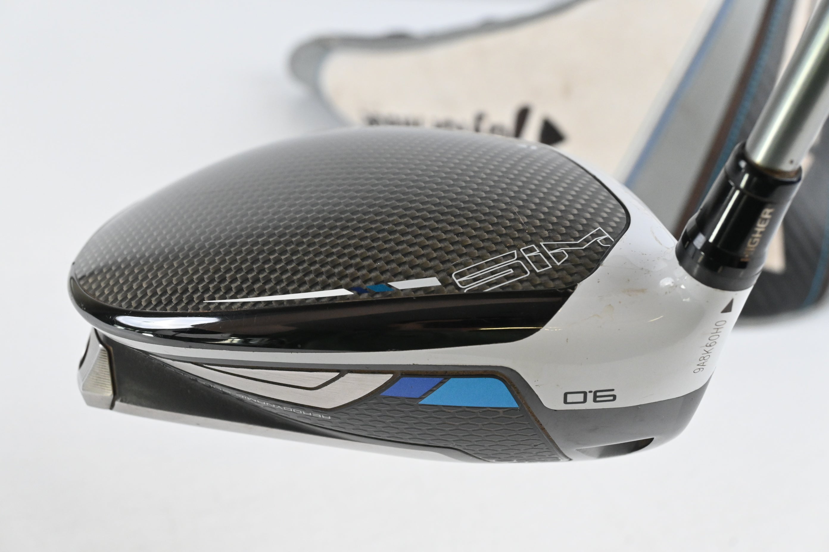 Left Hand Taylormade SIM Max D Driver / 9 Degree / Senior Flex Helium 4 Shaft