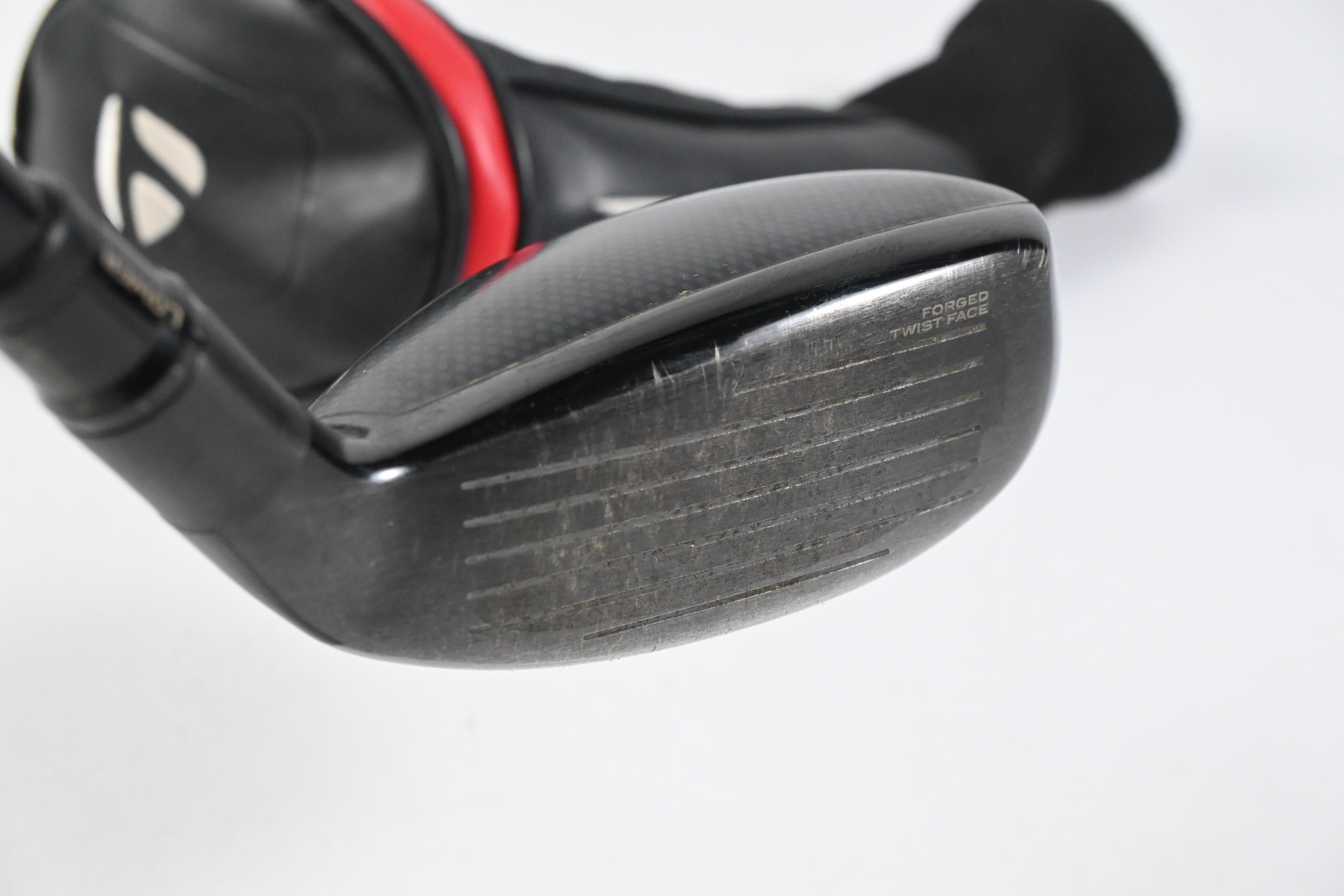Left Hand Taylormade Stealth Plus #3 Hybrid / 19.5 Degree / Stiff Flex HZRDUS