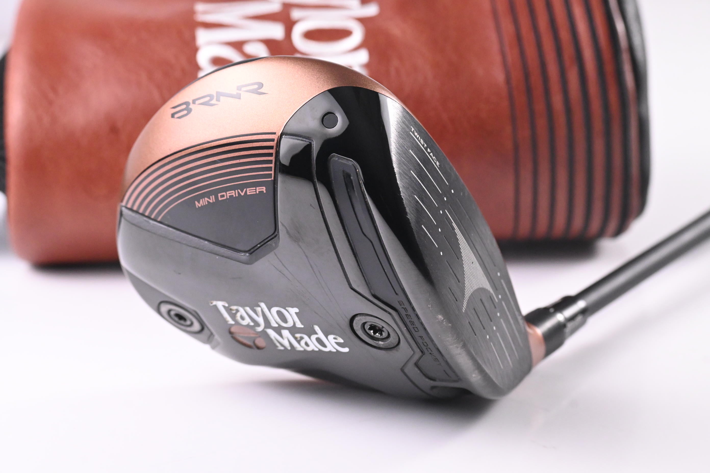 Taylormade BRNR Copper Mini Driver / 13.5 Degree / Stiff Flex Reax 65 Shaft