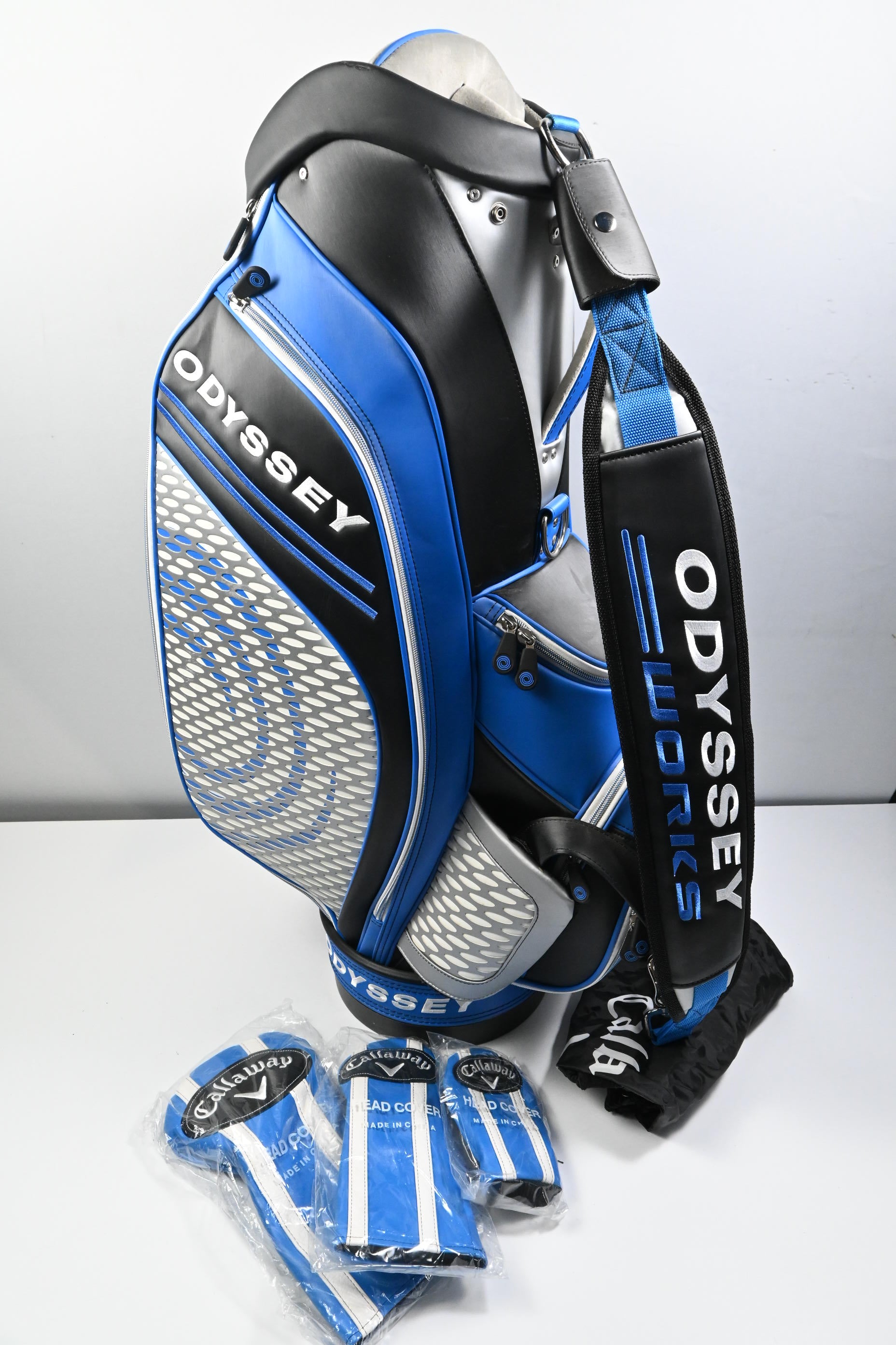 Odyssey Works Tour Bag / 6-Way Divider / Black, White & Blue