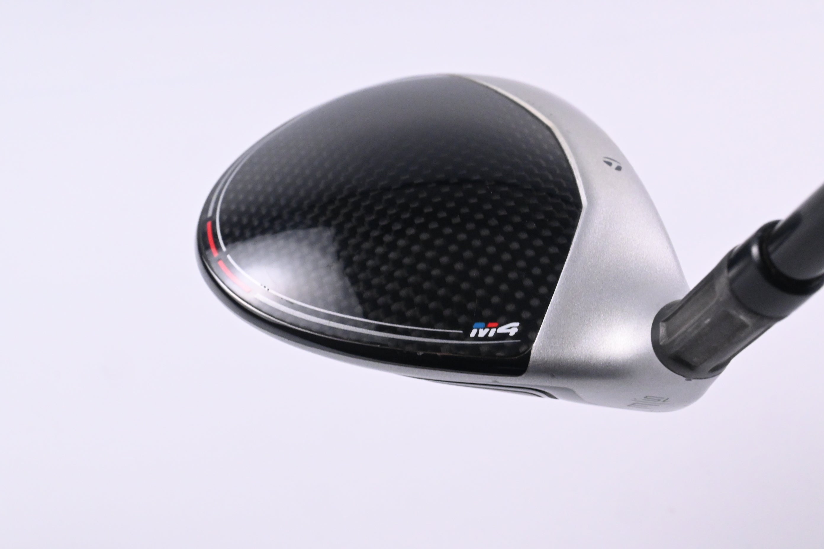 Left Hand Taylormade M4 #3 Wood / 15 Degree / Stiff Flex Fujikura Atmos Red 6