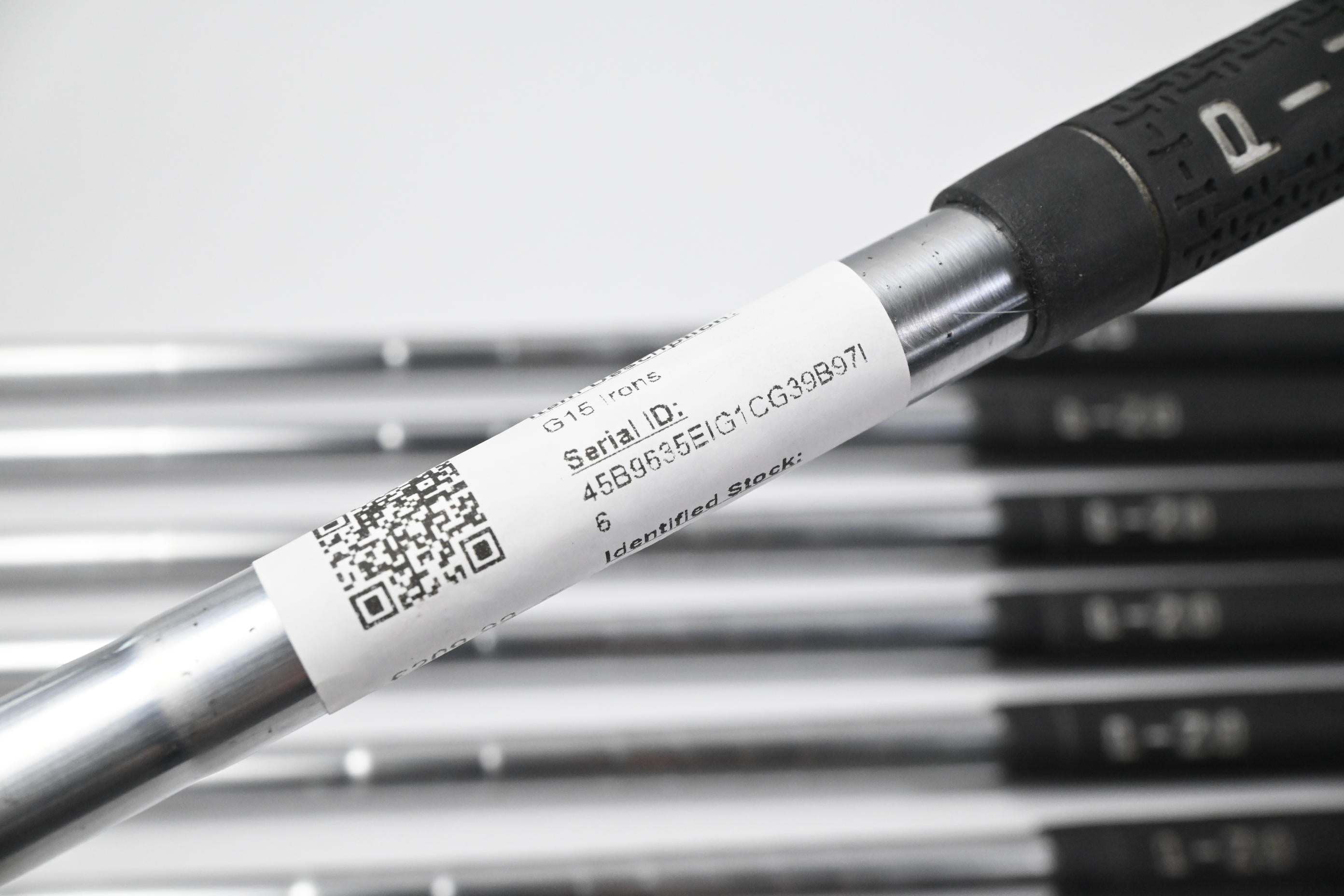 Ping G15 Irons / 4-PW / Black Dot / Regular Flex Ping AWT Shafts