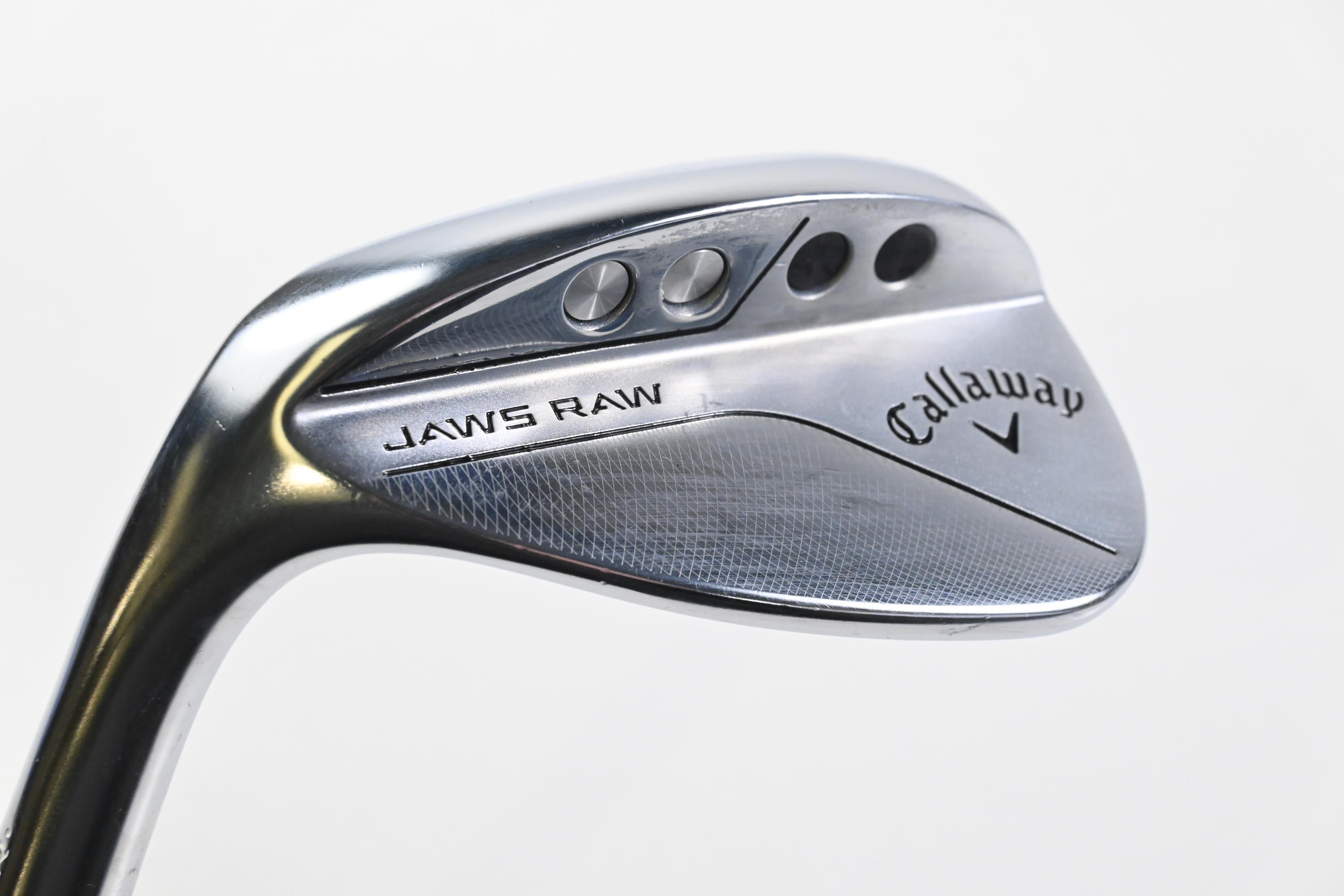 Left Hand Callaway Jaws Raw Sand Wedge / 56 Degree / Stiff Flex Dynamic Gold