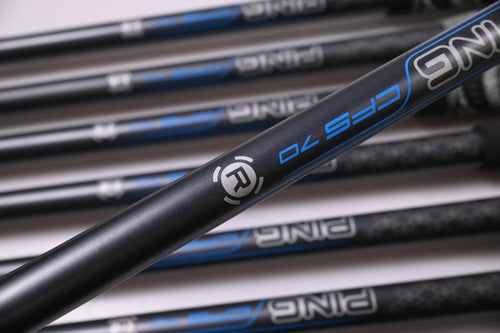 Ping G Series Irons / 5-PW+GW+SW / Black Dot / Regular Flex Ping CFS 70 Shafts