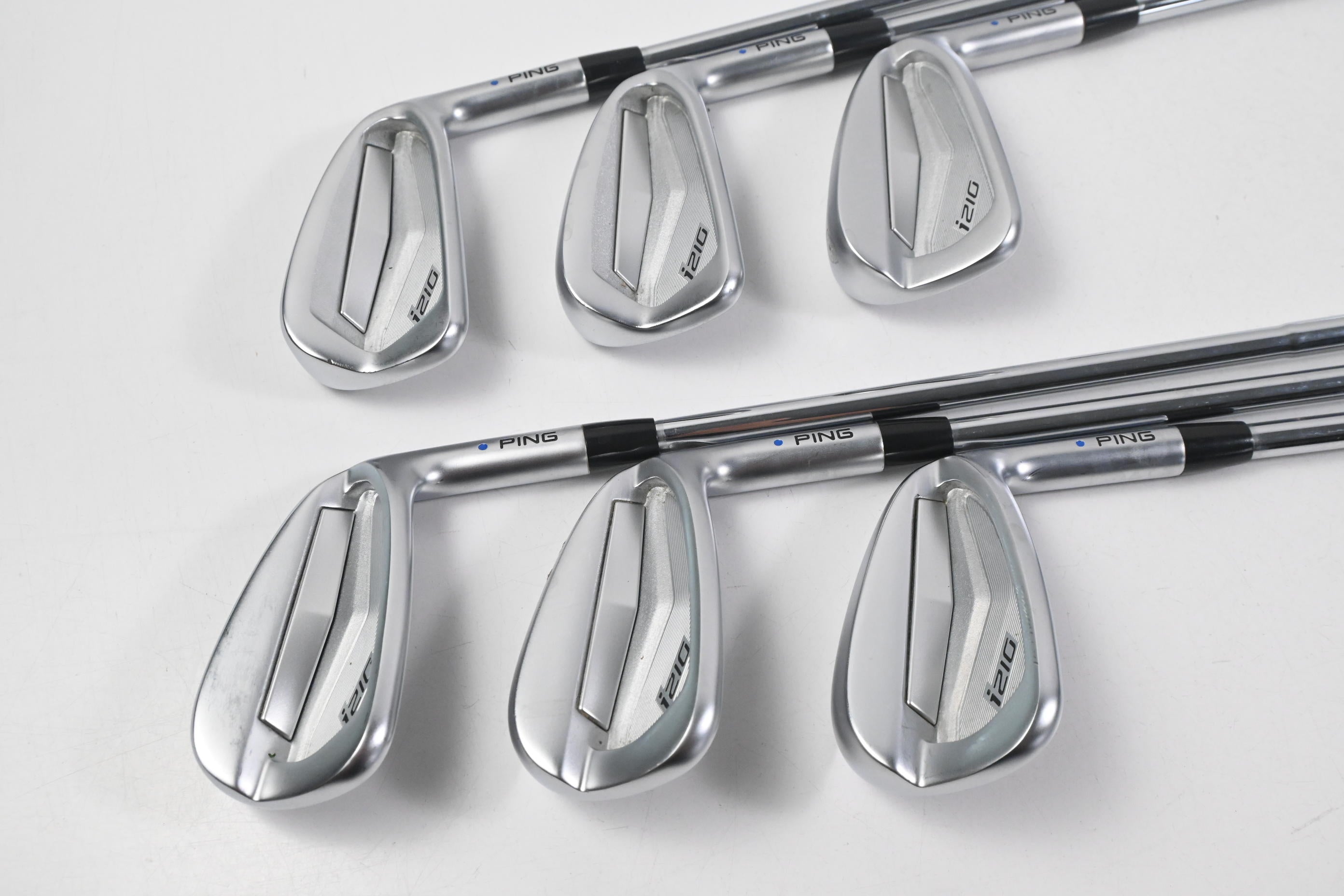 Ping i210 Irons / 5-PW / Blue Dot / Regular Flex Dynamic Gold Mid 100 R300