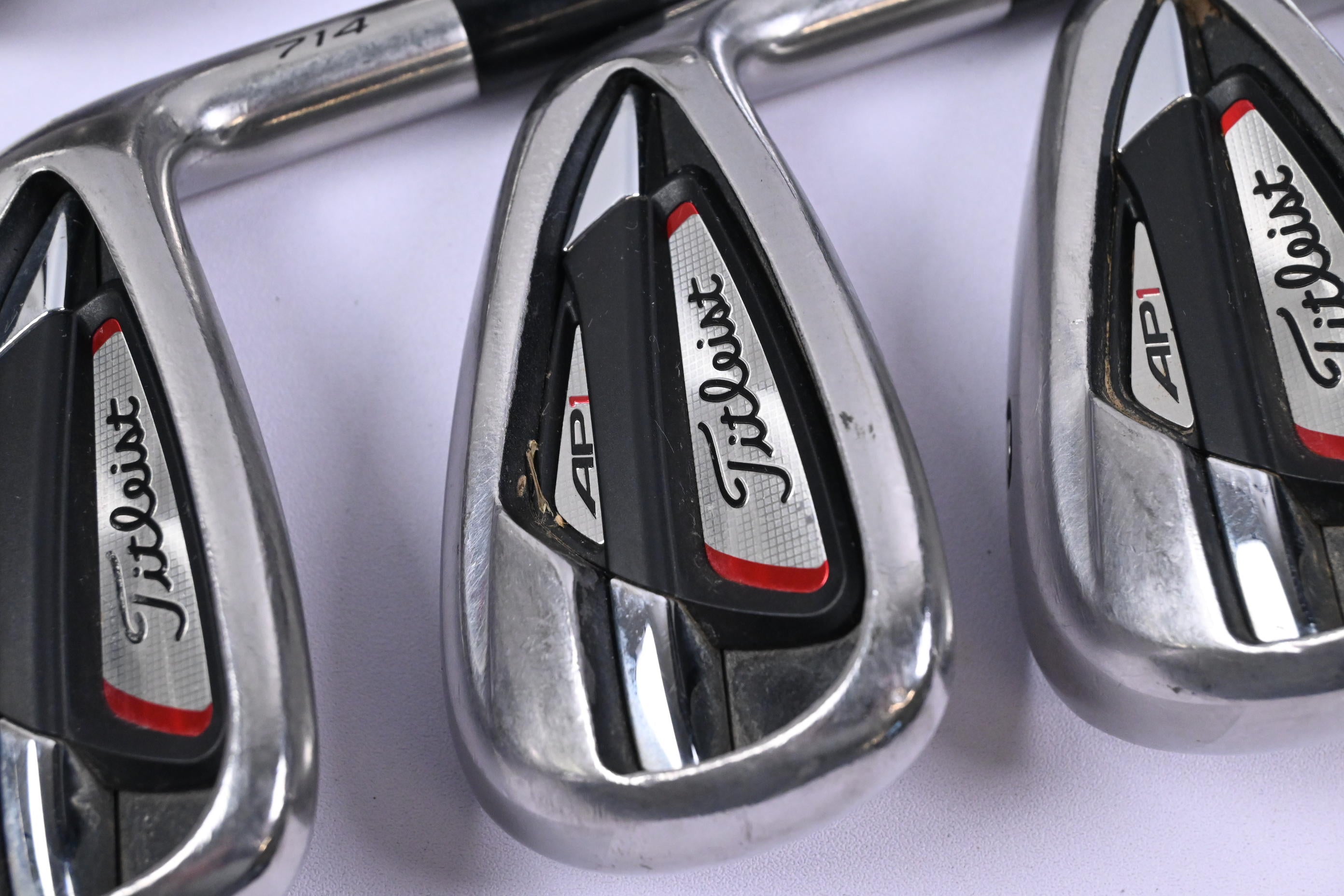 Titleist 714 AP1 Irons / 4-PW+GW / Stiff Flex True Temper XP 95 S300