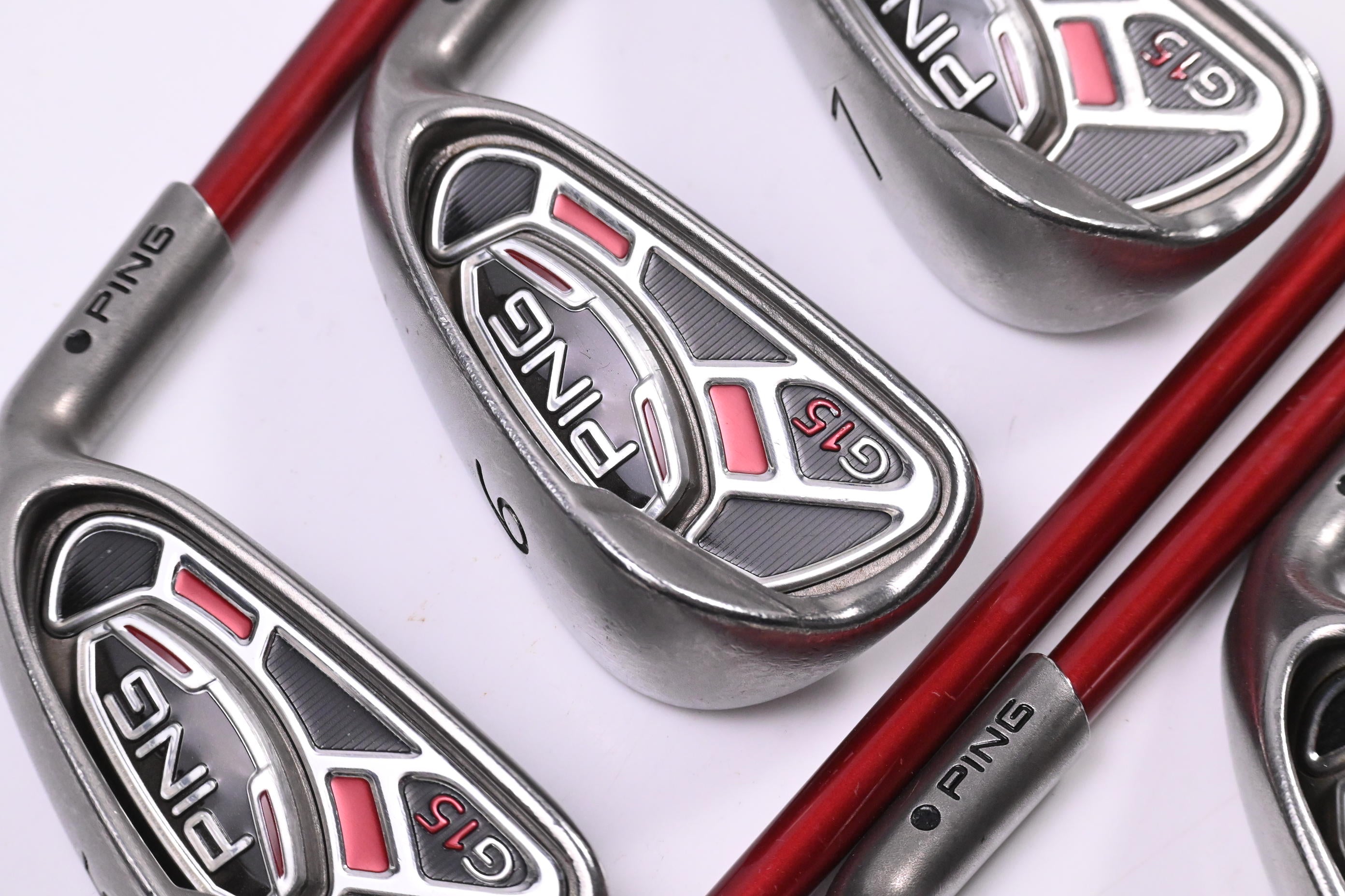 Ping G15 Irons / 5-PW+SW / Black Dot / Senior Flex Ping TFC 149 I Shafts