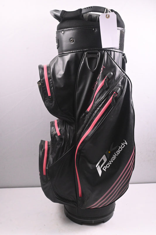 Powakaddy Dri Tech Cart Bag / 14-Way Divider / Black, Red