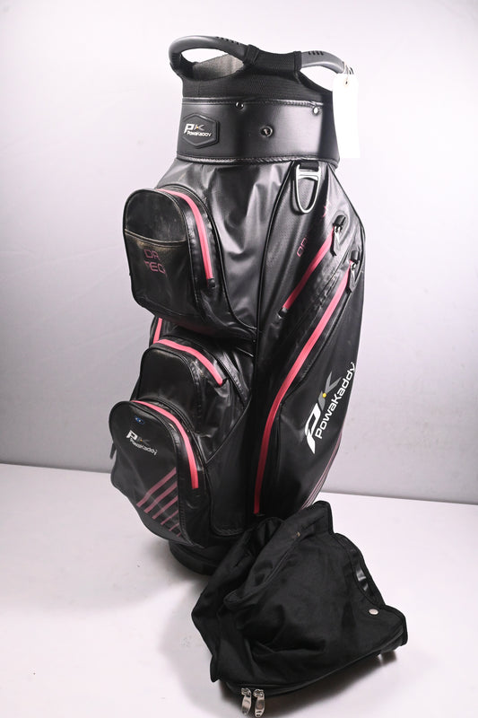 Powakaddy Dri Tech Cart Bag / 14-Way Divider / Black, Red