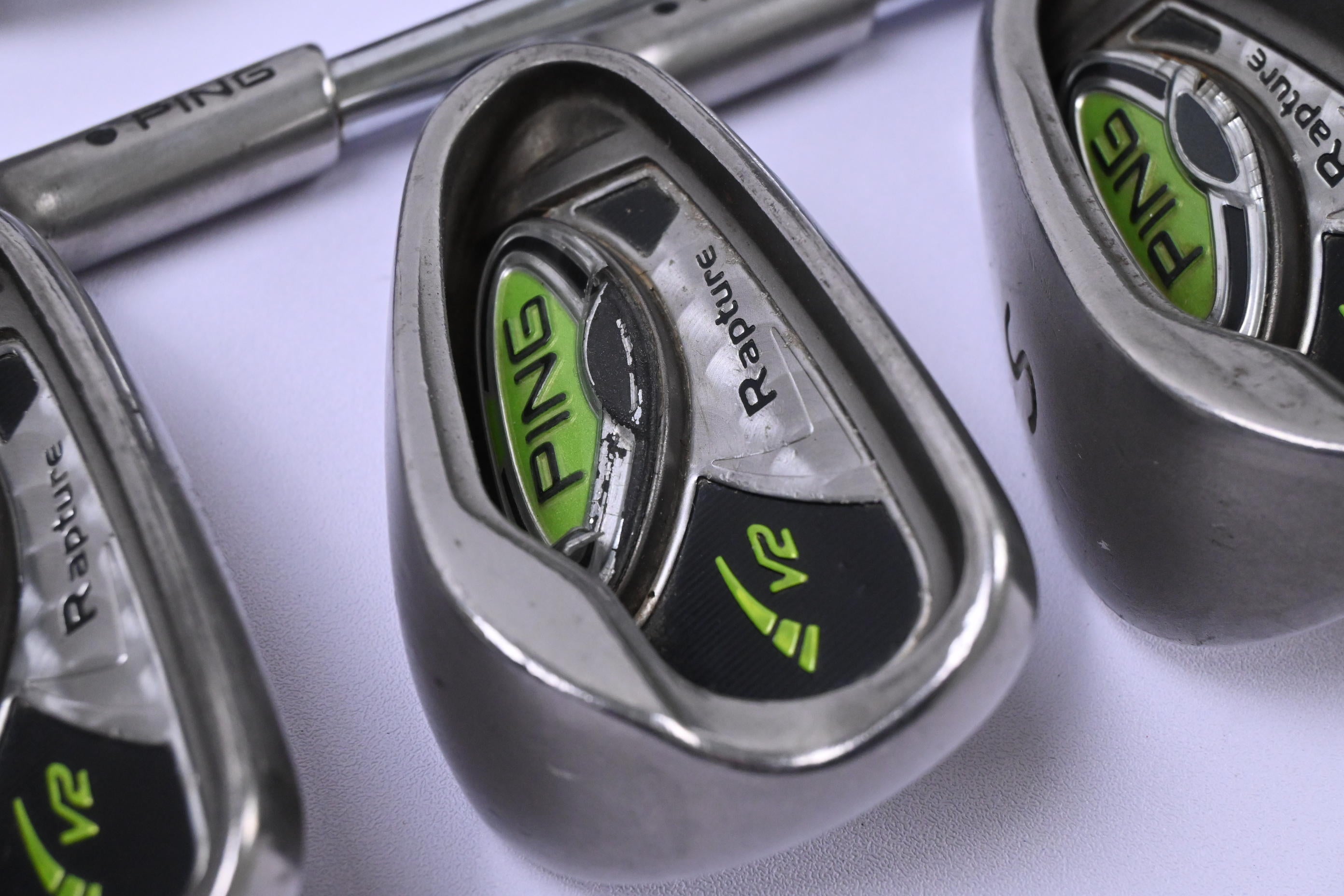 Ping Rapture V2 Irons / 5-PW+SW / Black Dot / Regular Flex Steel Shafts