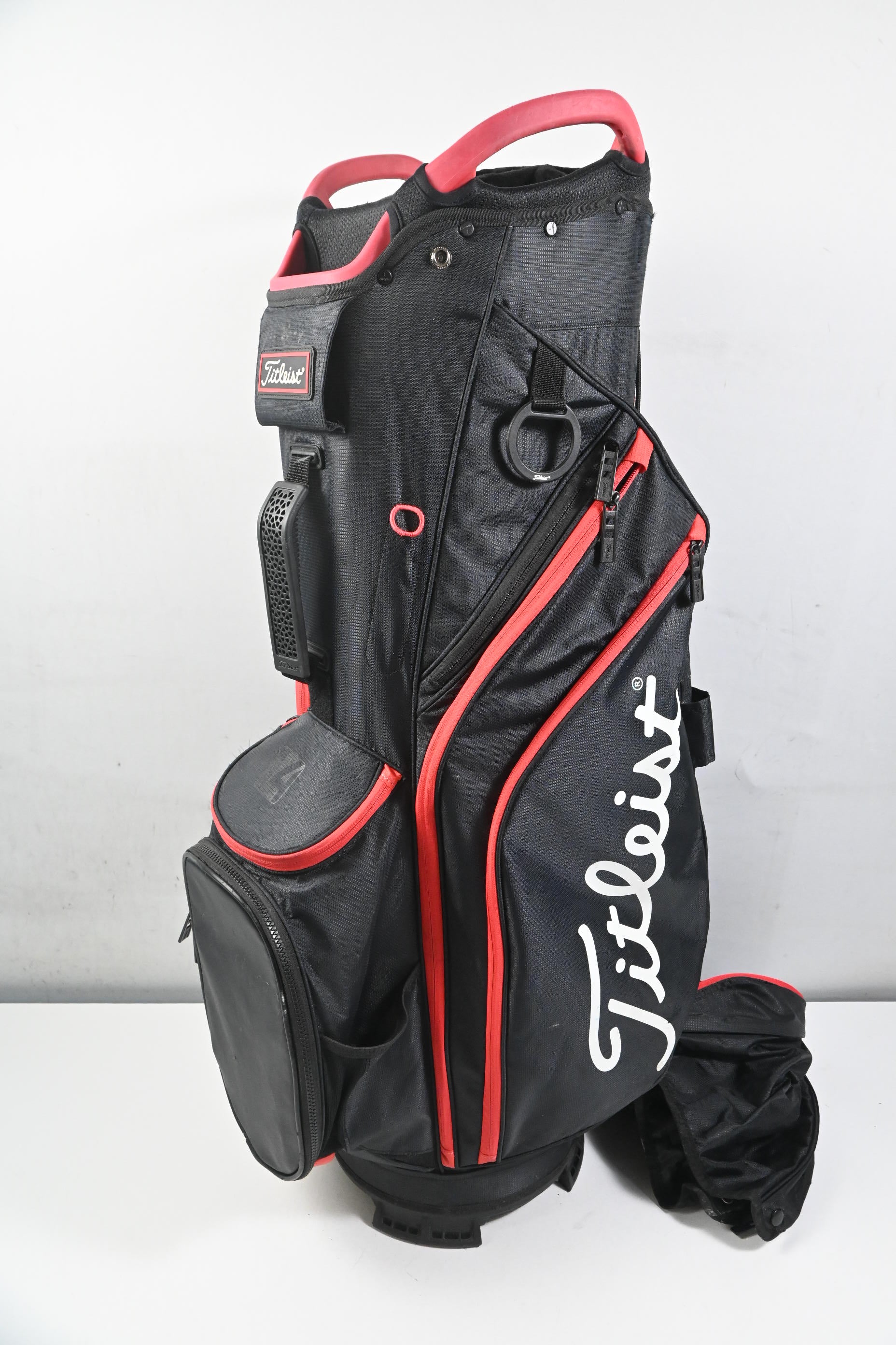 Titleist Cart 14 Cart Bag / 14-Way Divider / Black, Red