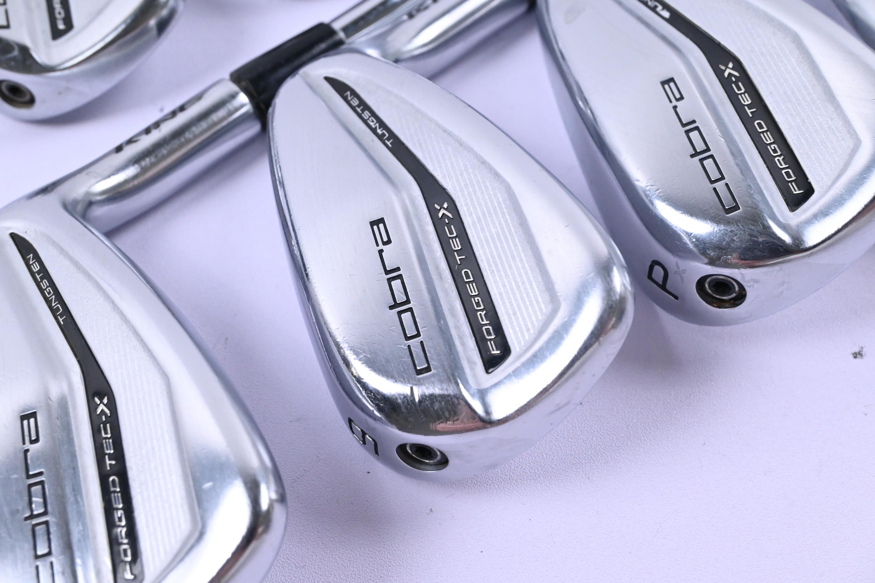 Cobra Forged Tec X 2022 Irons / 5-PW+GW / Stiff Flex KBS Tour Lite Shafts