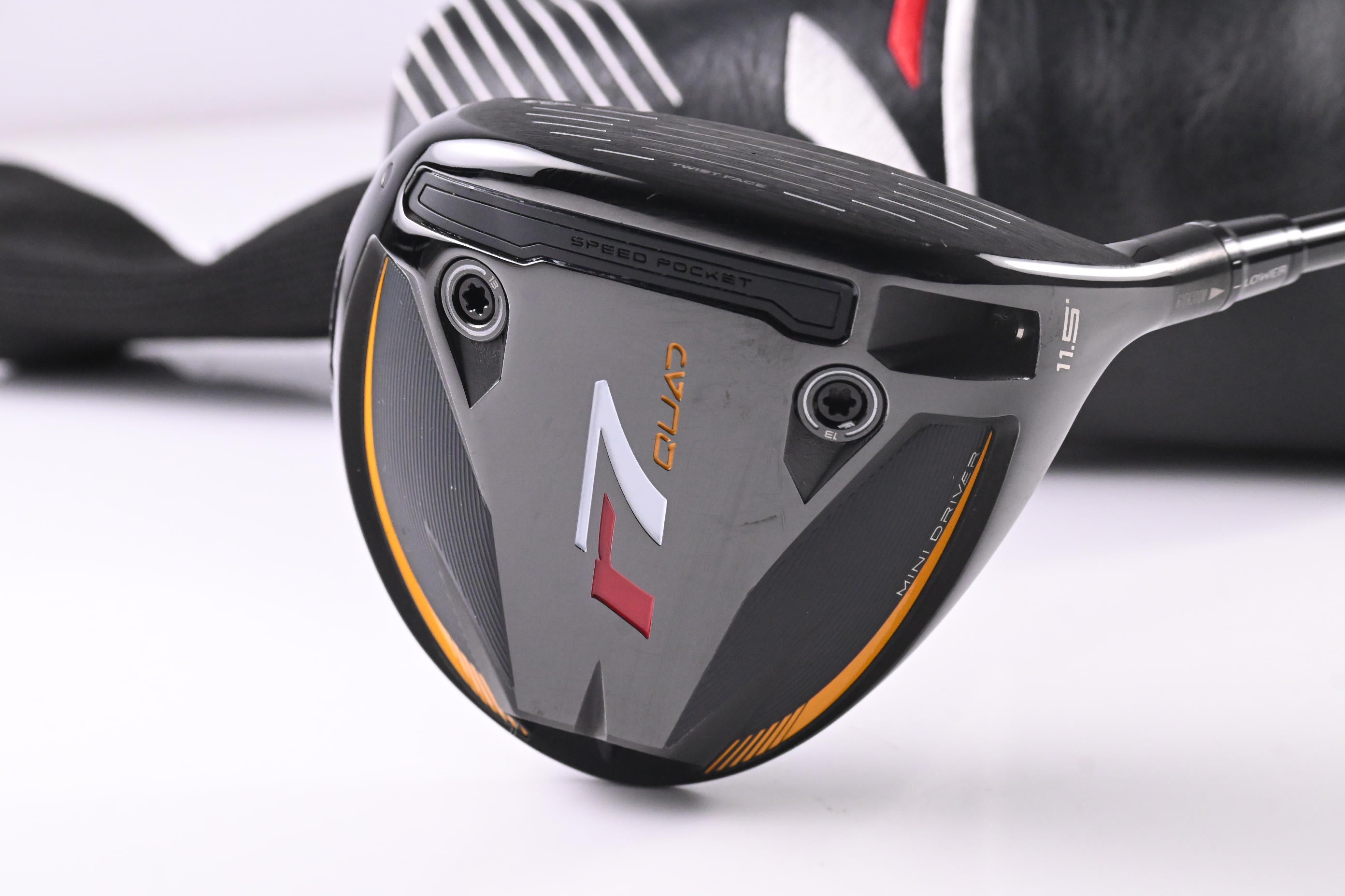 Taylormade R7 Quad Mini Driver / 11.5 Degree / Stiff Flex Fujikura Speeder 6