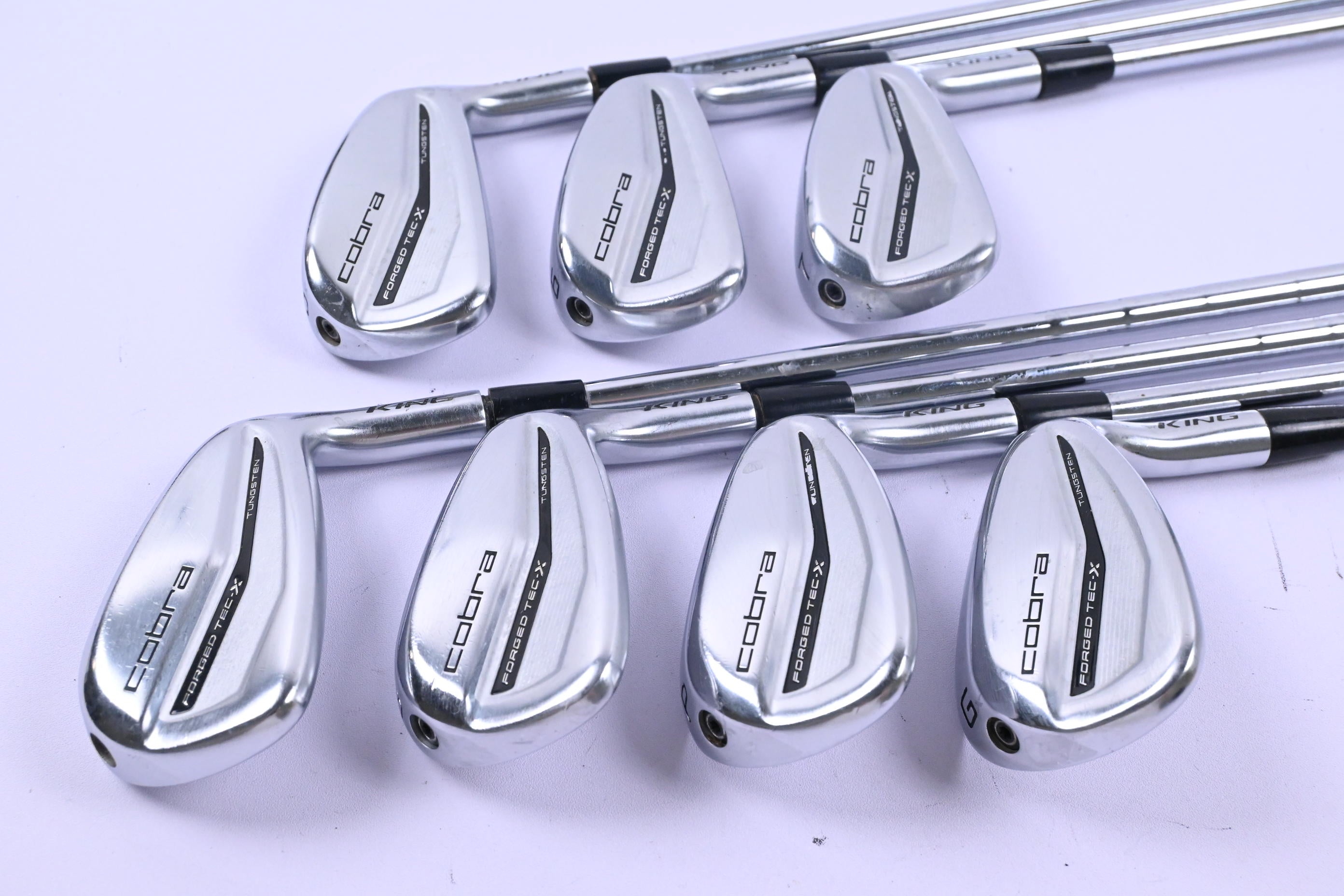 Cobra Forged Tec X 2022 Irons / 5-PW+GW / Stiff Flex KBS Tour Lite Shafts