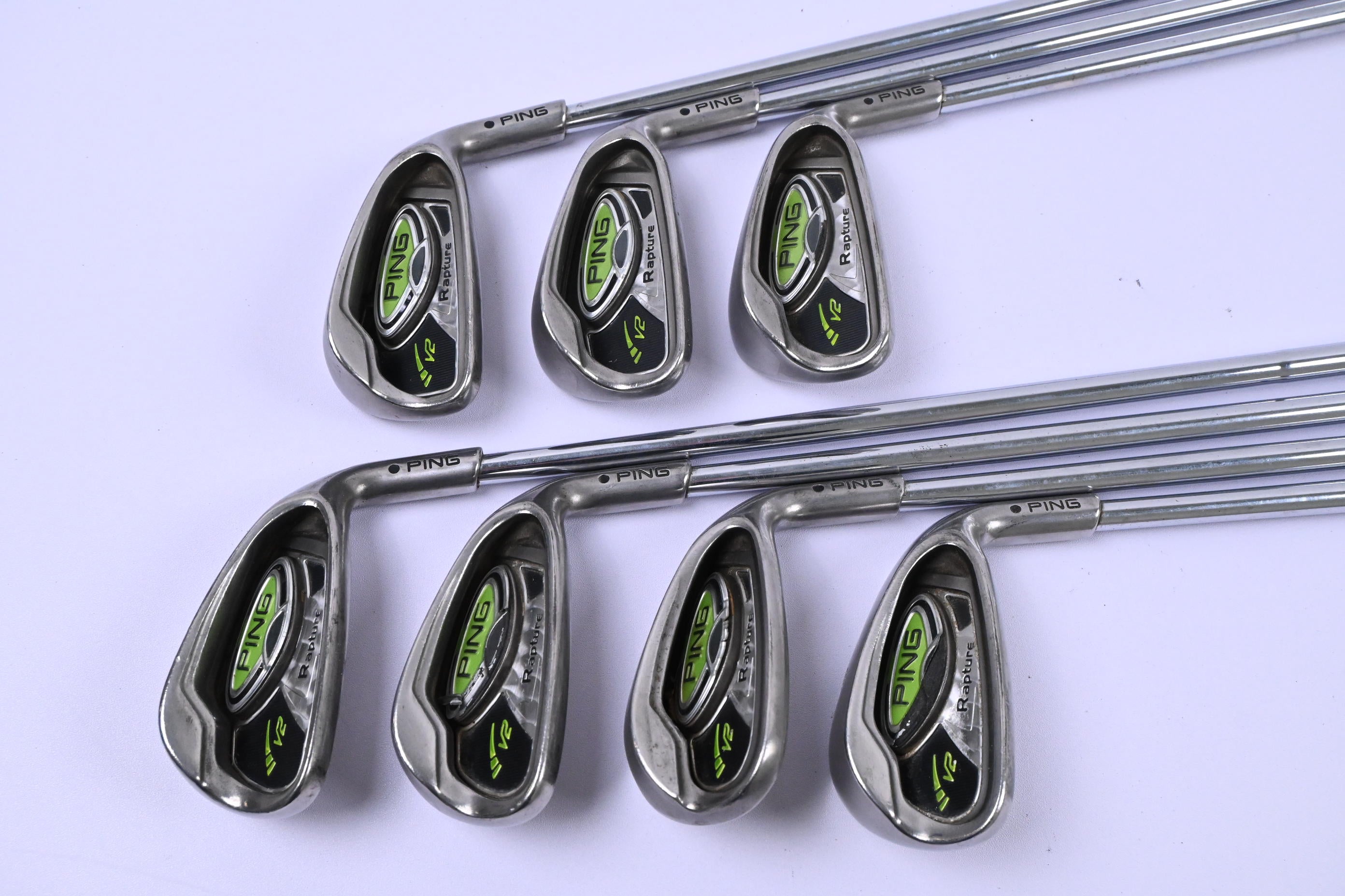 Ping Rapture V2 Irons / 5-PW+SW / Black Dot / Regular Flex Steel Shafts