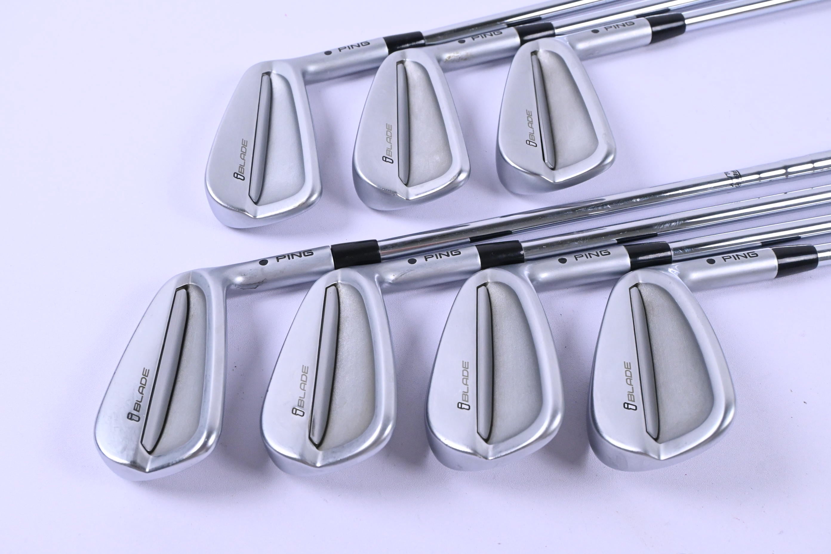 Ping iBlade Irons / 4-PW / Black Dot / Stiff Flex True Temper XP 95 S300 Shafts