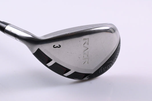 Left Hand Callaway RAZR X #3 Hybrid / 21 Degree / Regular Flex Callaway Shaft