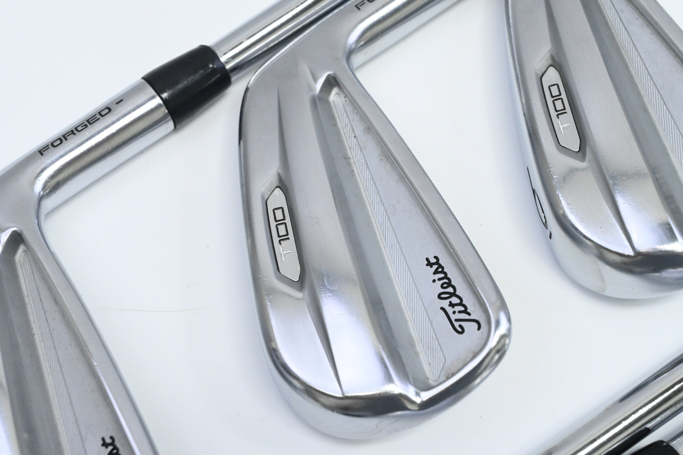 Titleist T100 2021 Irons / 4-PW / Stiff Flex AMT White S300 Shafts