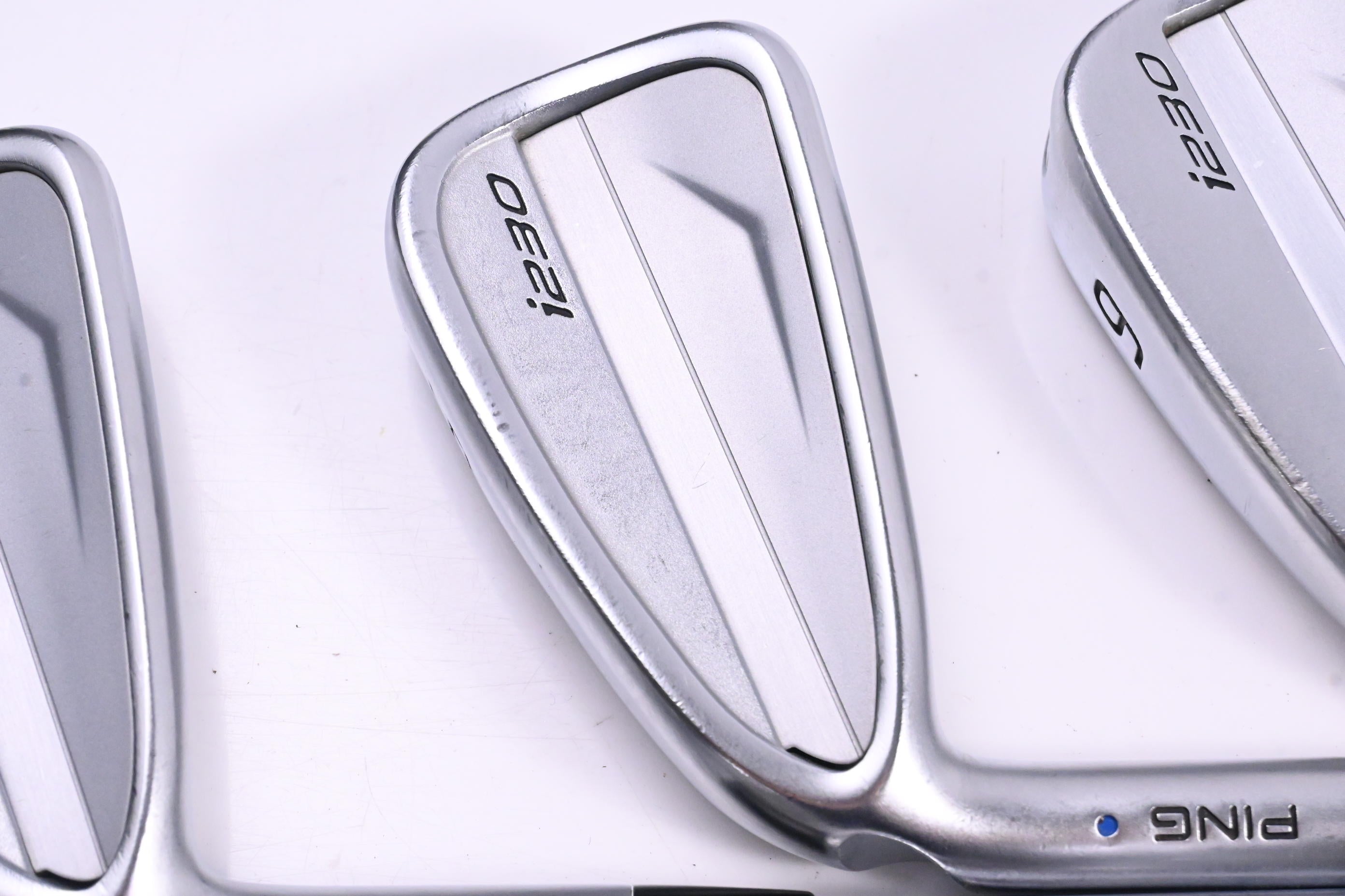 Left Hand Ping i230 Irons / 4-PW / Blue Dot / Stiff Flex N.S.Pro Modus³ Tour 105