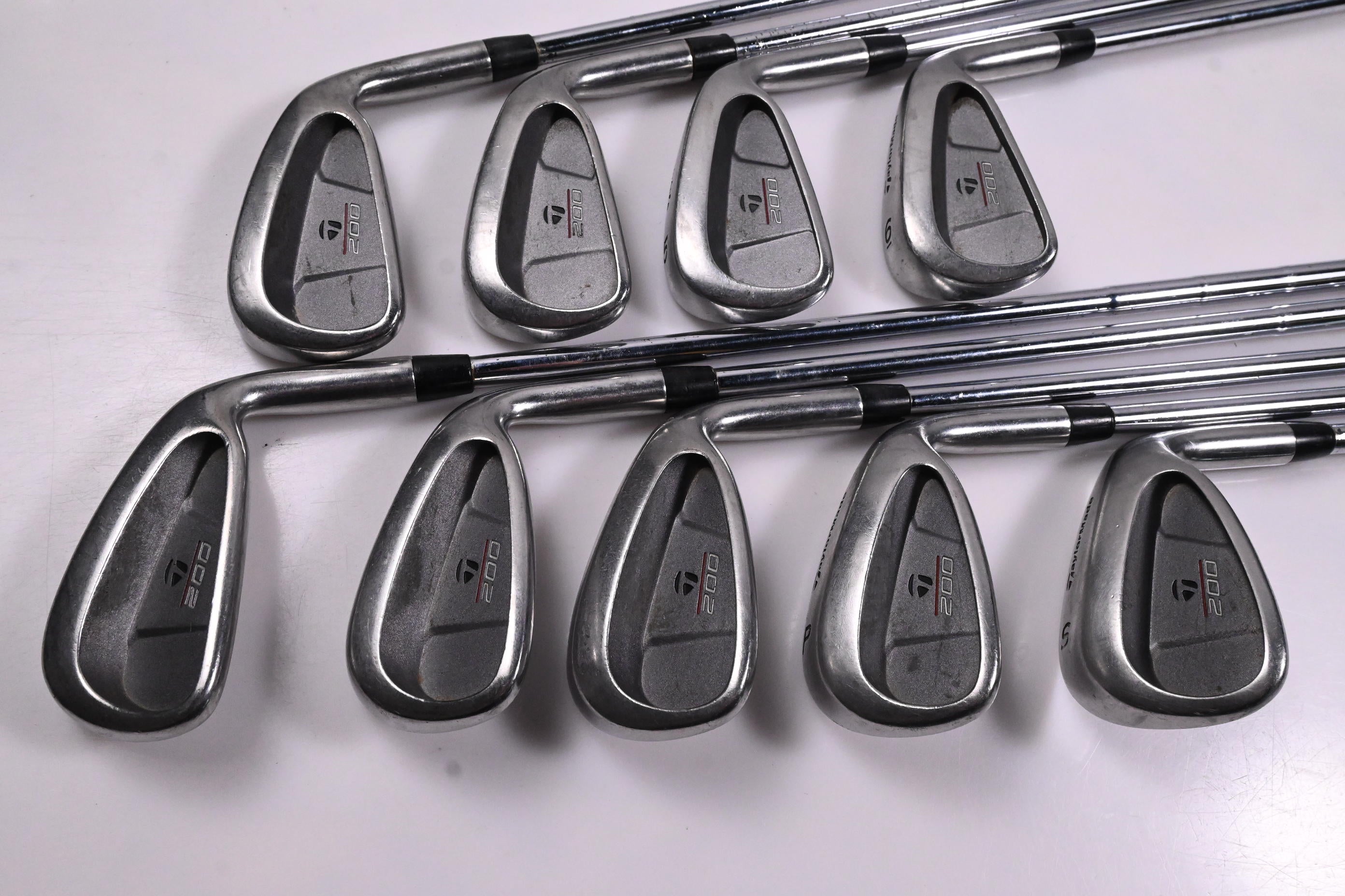 Taylormade 200 Steel Irons / 3-PW+SW / Regular Flex Taylormade 80 Shafts