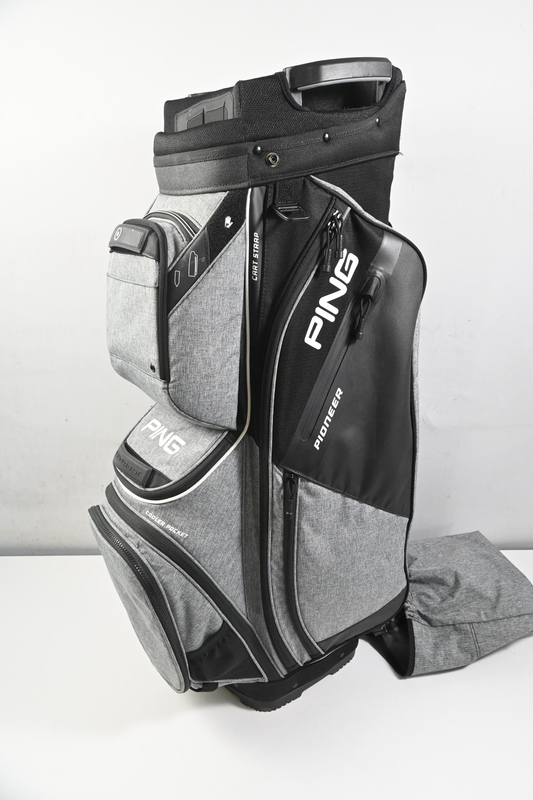 Ping Pioneer Cart Bag / 15-Way Divider / Grey, Black