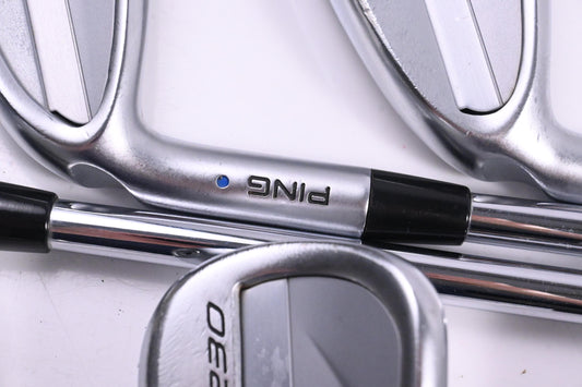 Left Hand Ping i230 Irons / 4-PW / Blue Dot / Stiff Flex N.S.Pro Modus³ Tour 105