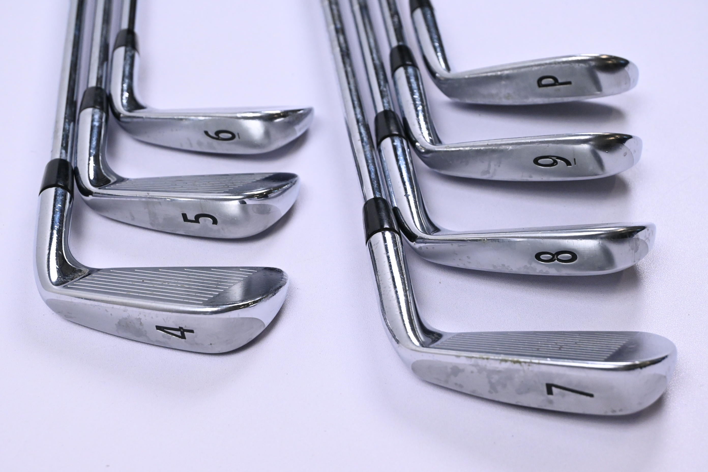 Left Hand Titleist 712 AP2 Irons / 4-PW / Stiff Flex KBS Tour Shafts