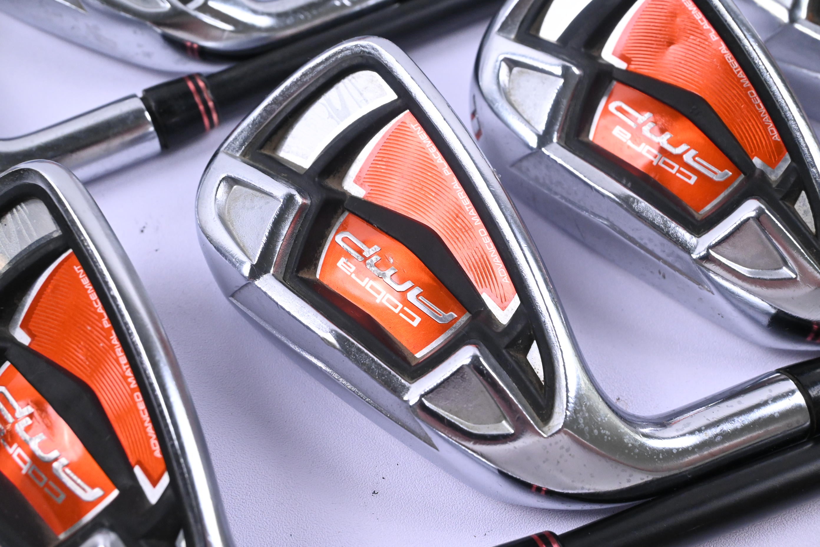 Left Hand Cobra AMP Forged Irons / 4-PW+GW / Regular Flex Cobra AMP 65 Shafts