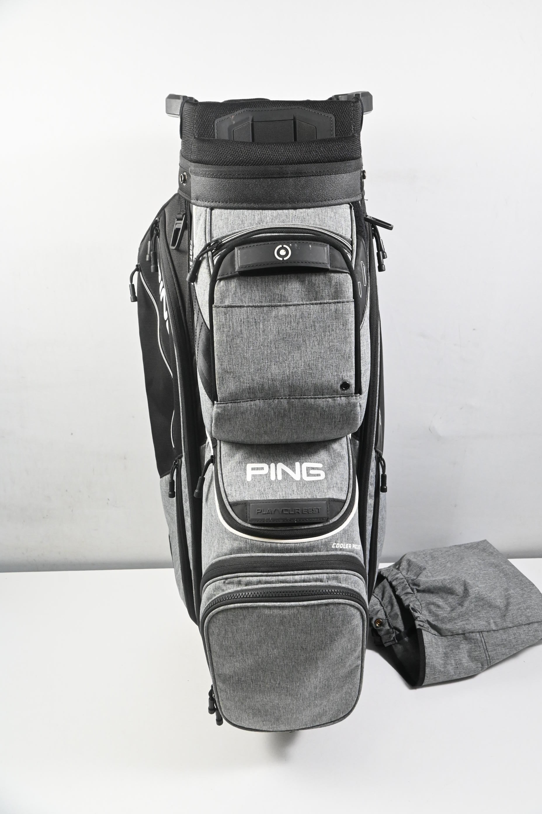 Ping Pioneer Cart Bag / 15-Way Divider / Grey, Black